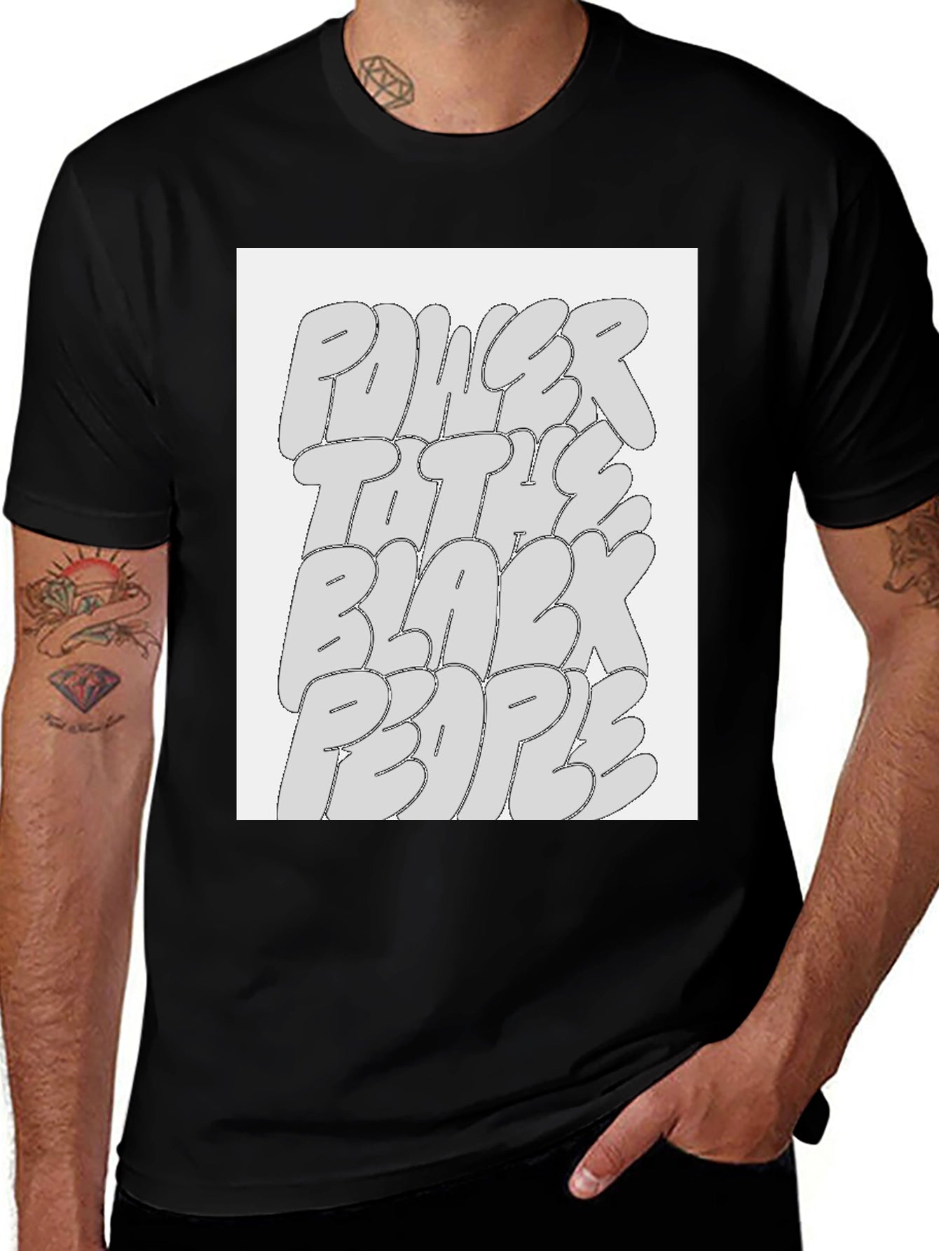 Power To The Black People Graphic Tee