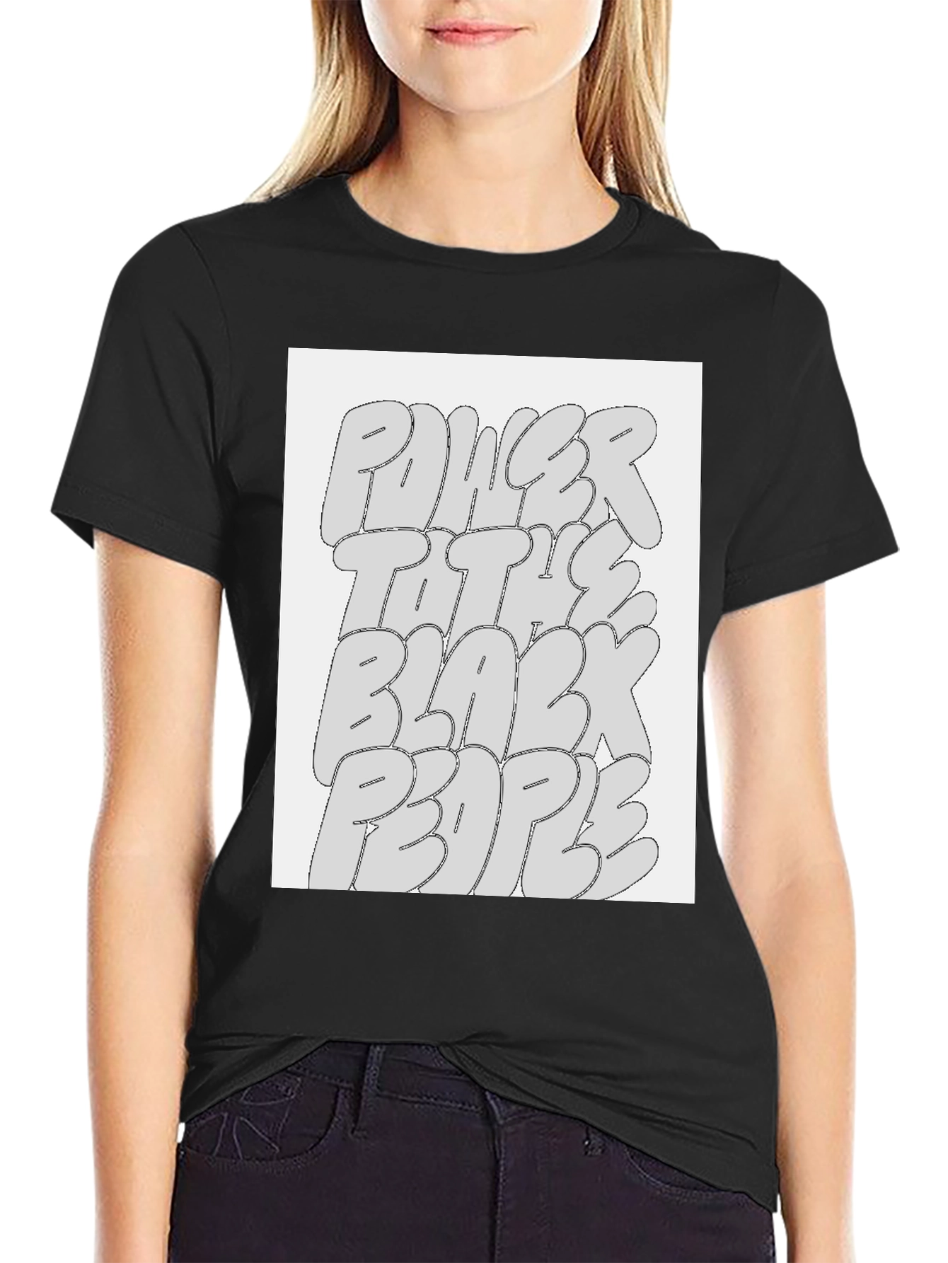 Power To The Black People Graphic Tee
