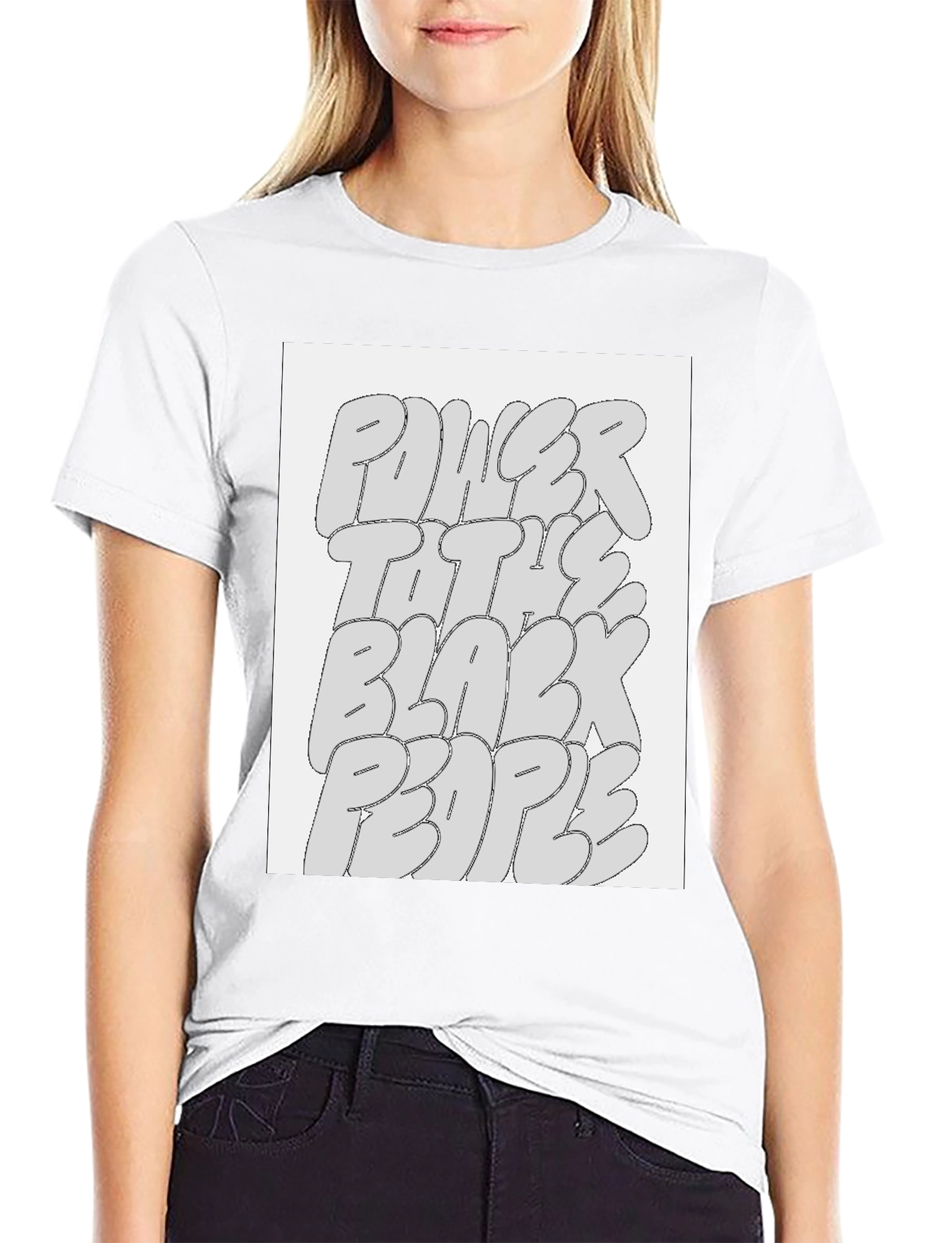 Power To The Black People Graphic Tee
