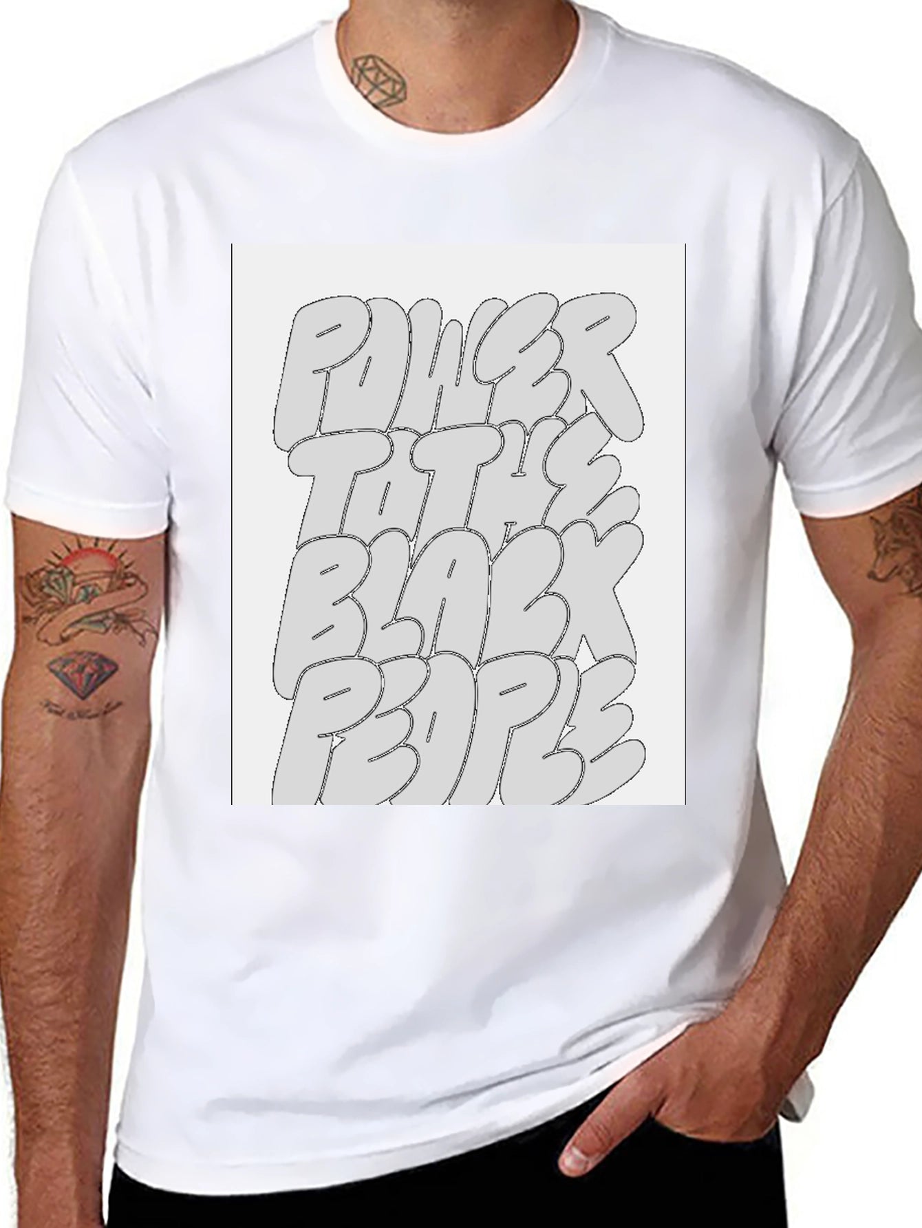 Power To The Black People Graphic Tee
