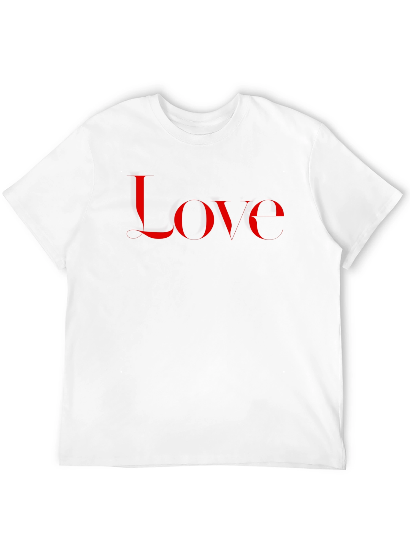 Love Graphic Tee - Stylish Black Cotton T-Shirt