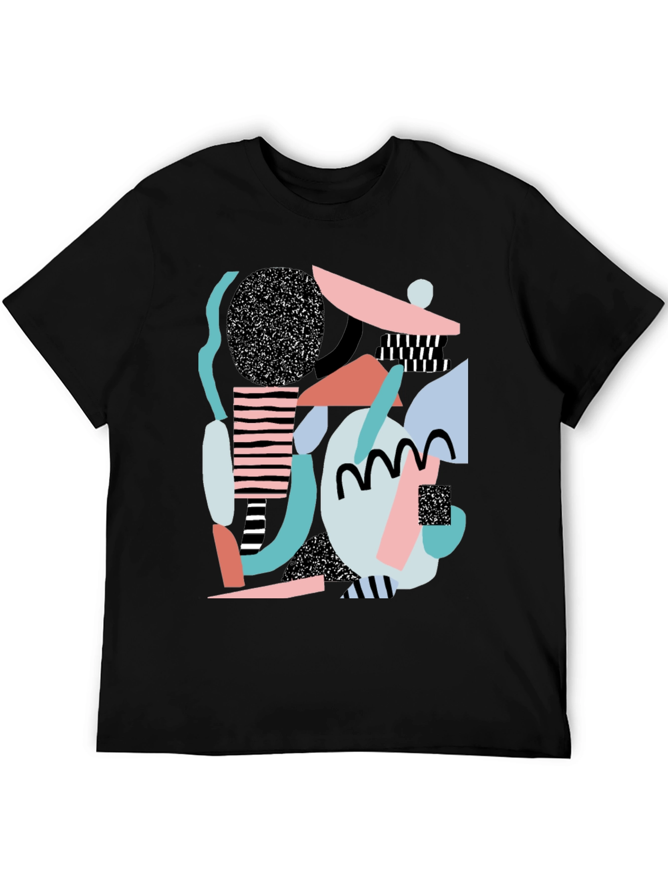 Abstract Geometric Print T-Shirt