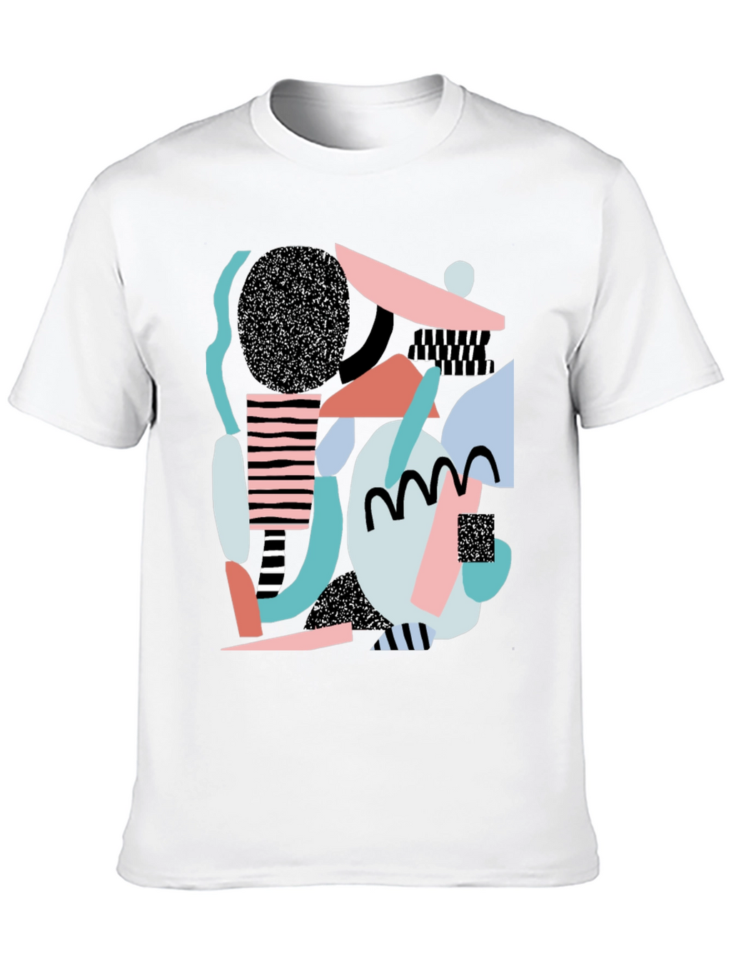 Abstract Geometric Print T-Shirt