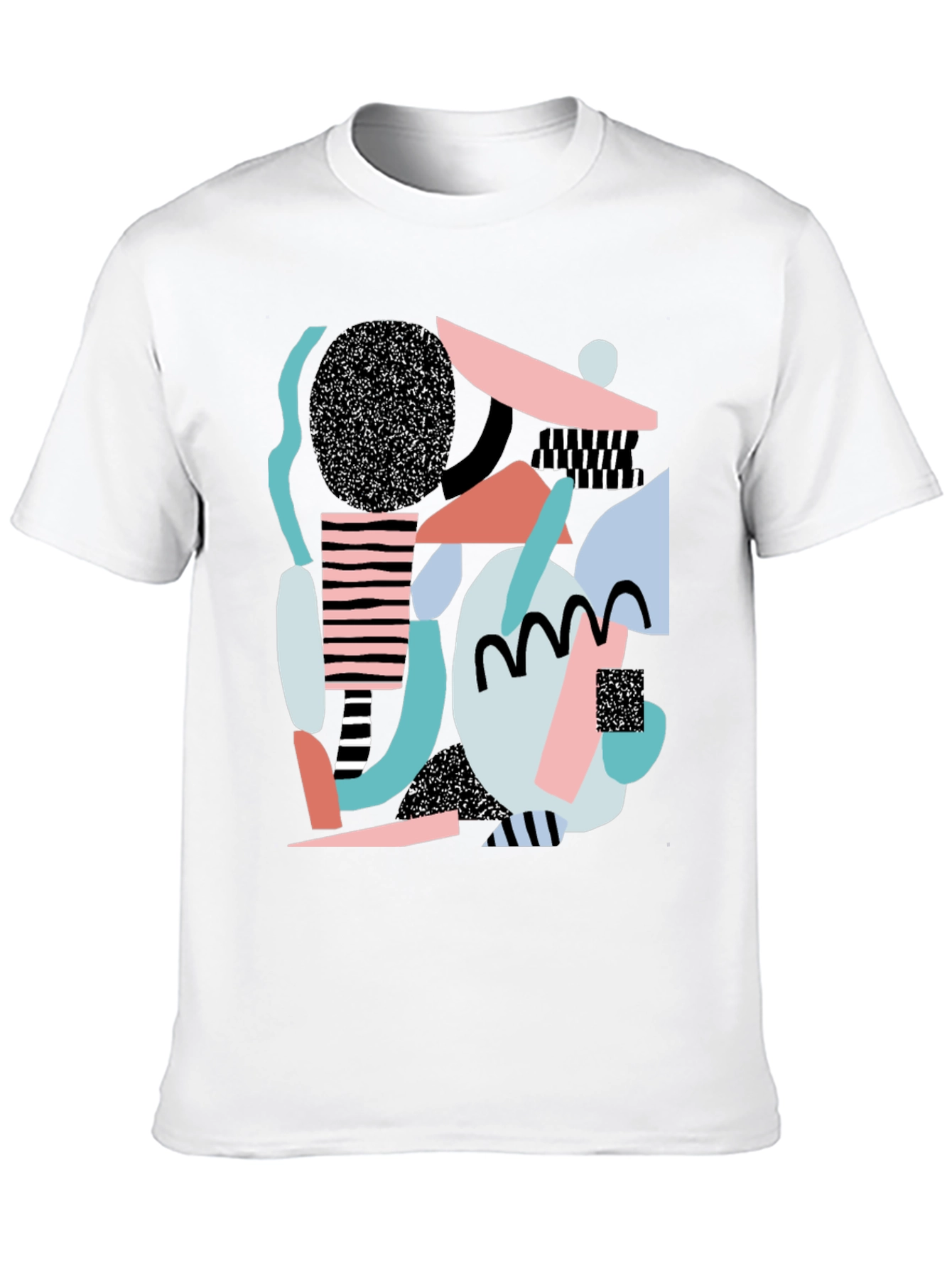 Abstract Geometric Print T-Shirt