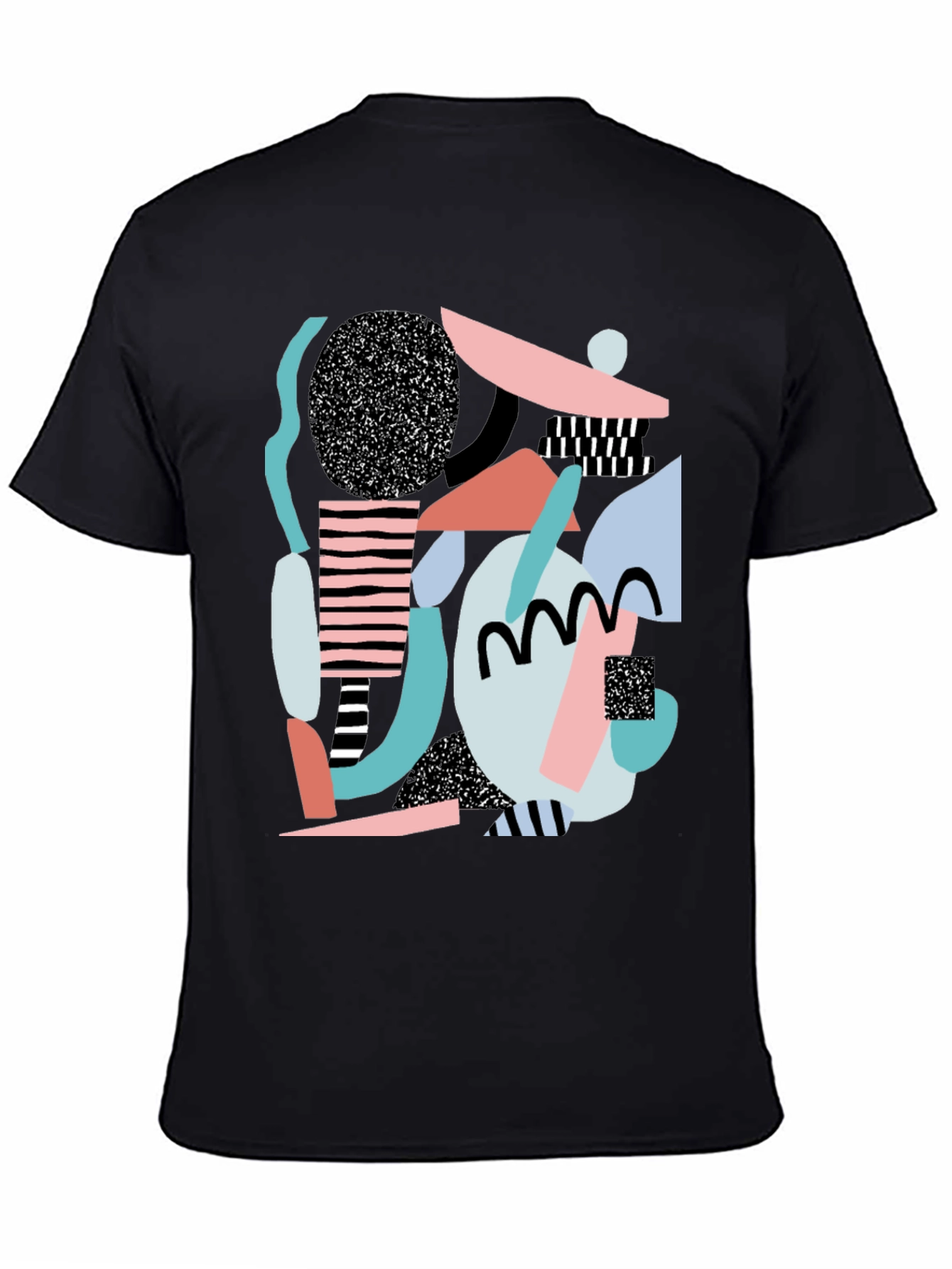 Abstract Geometric Print T-Shirt