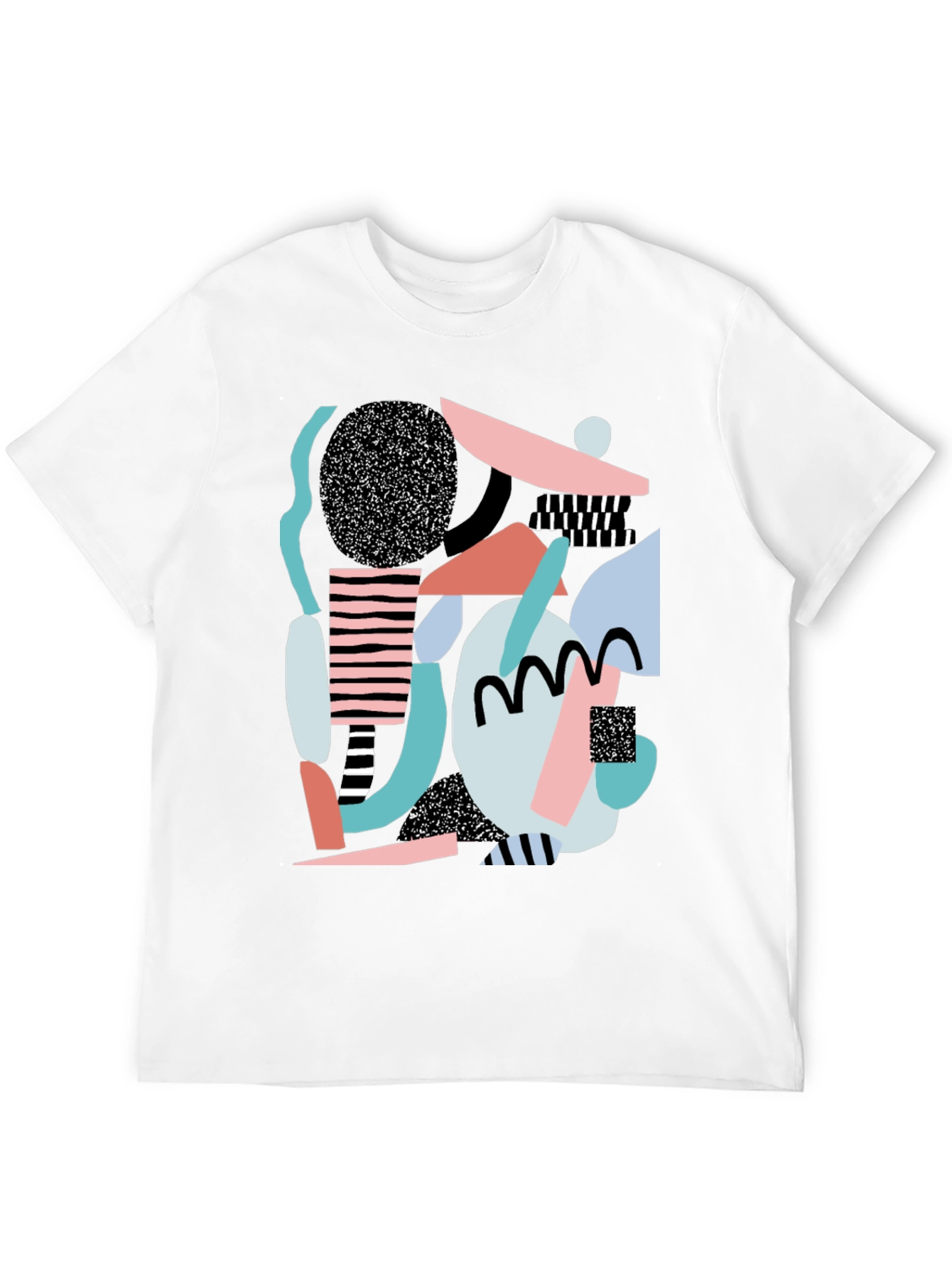 Abstract Geometric Print T-Shirt