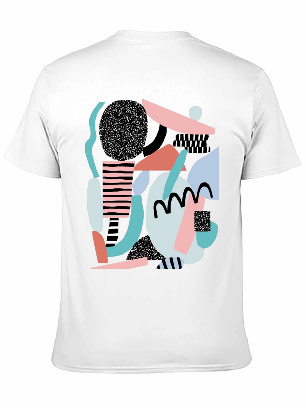 Abstract Geometric Print T-Shirt