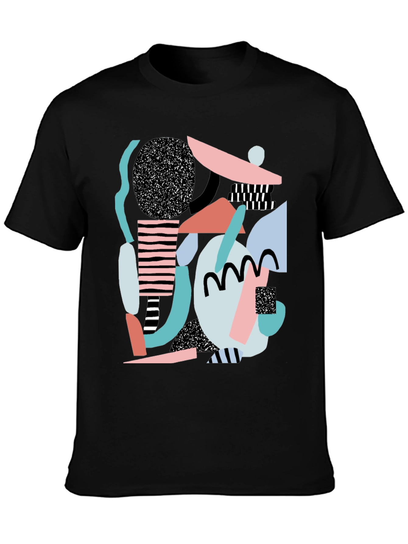 Abstract Geometric Print T-Shirt