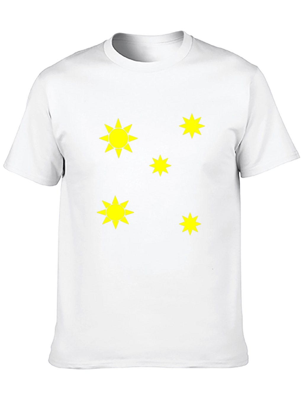 Black Tee with Star Design