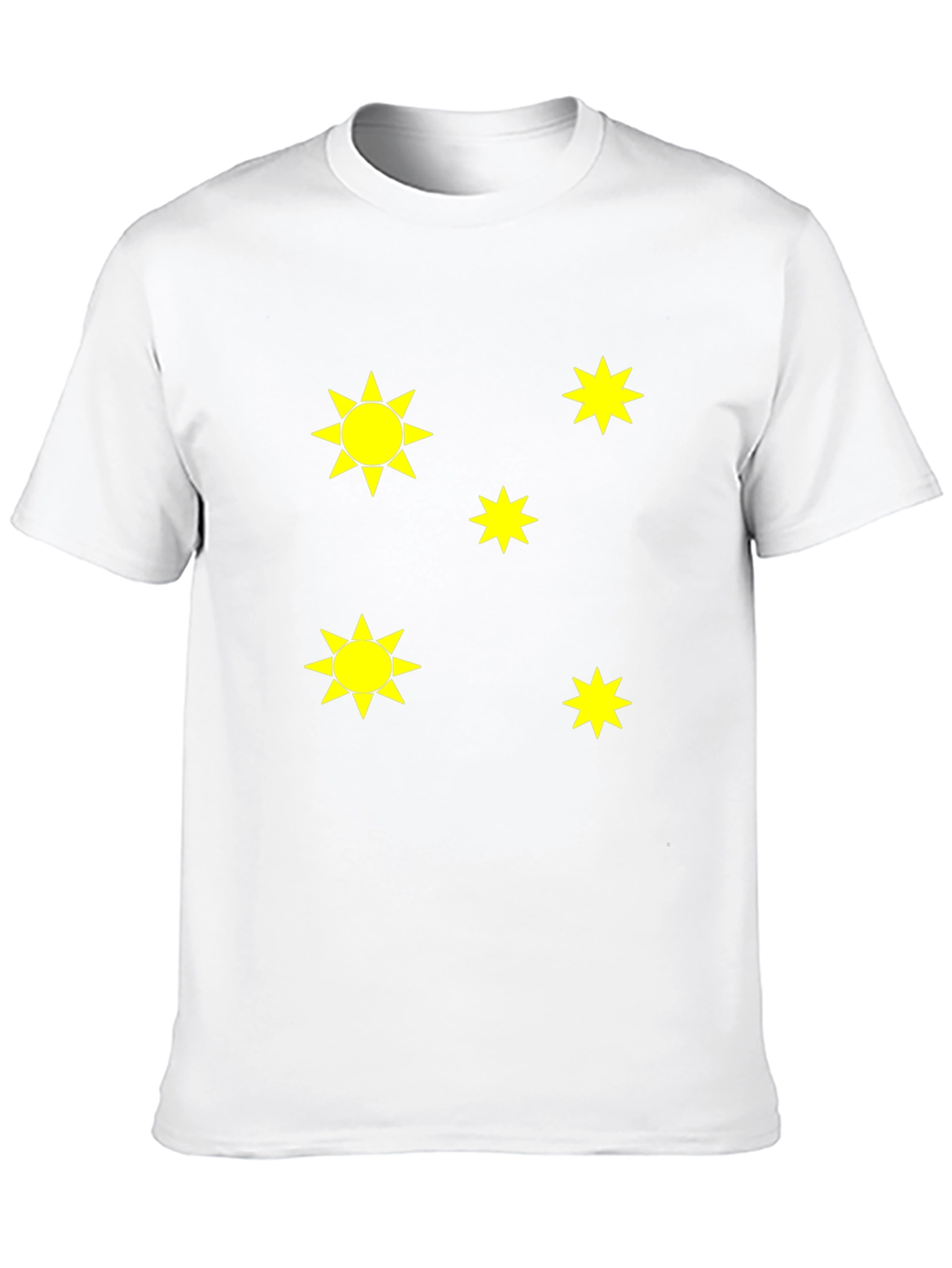 Black Tee with Star Design