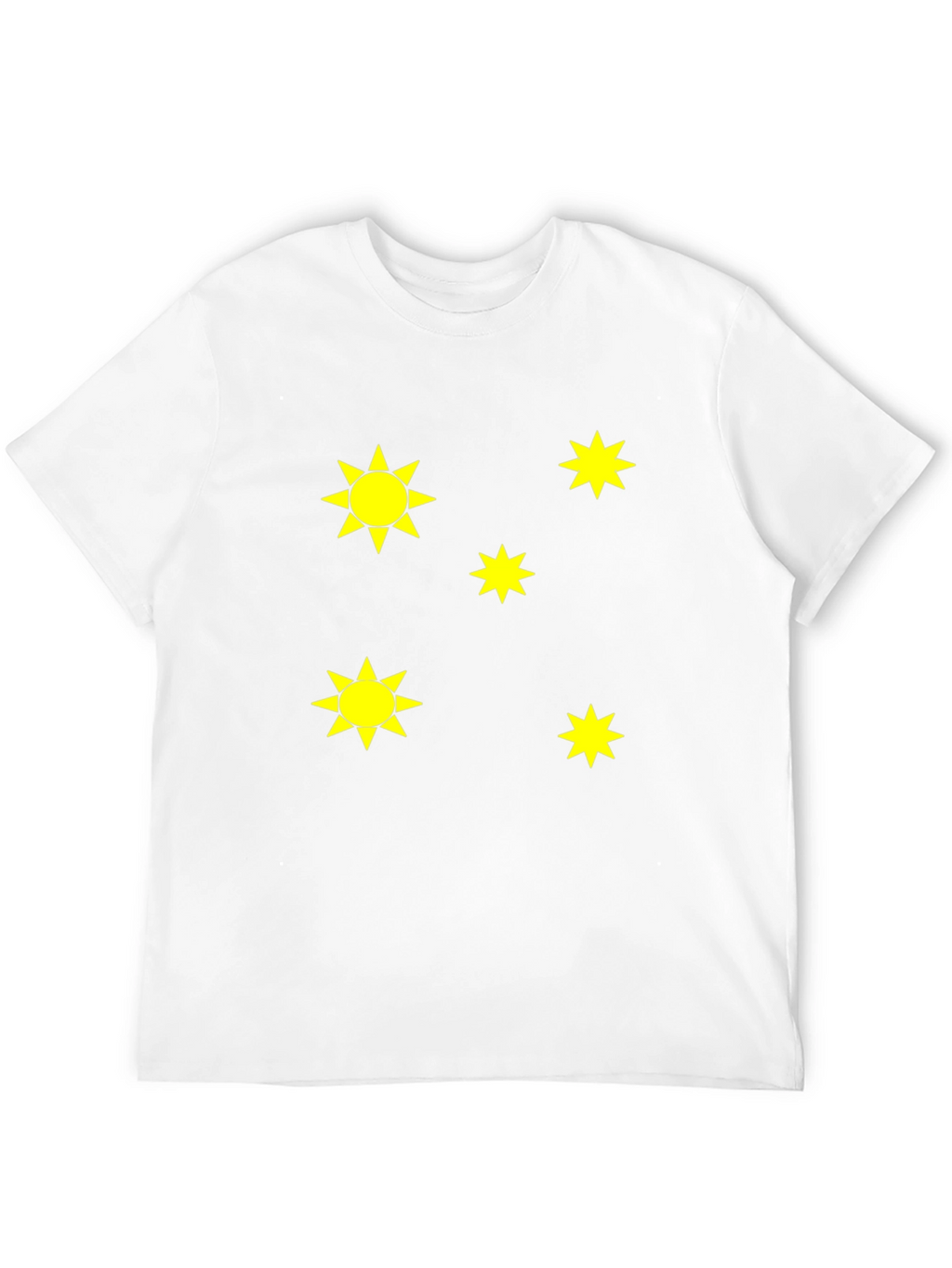 Black Tee with Star Design