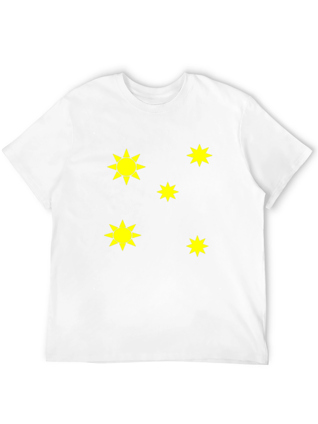Black Tee with Star Design