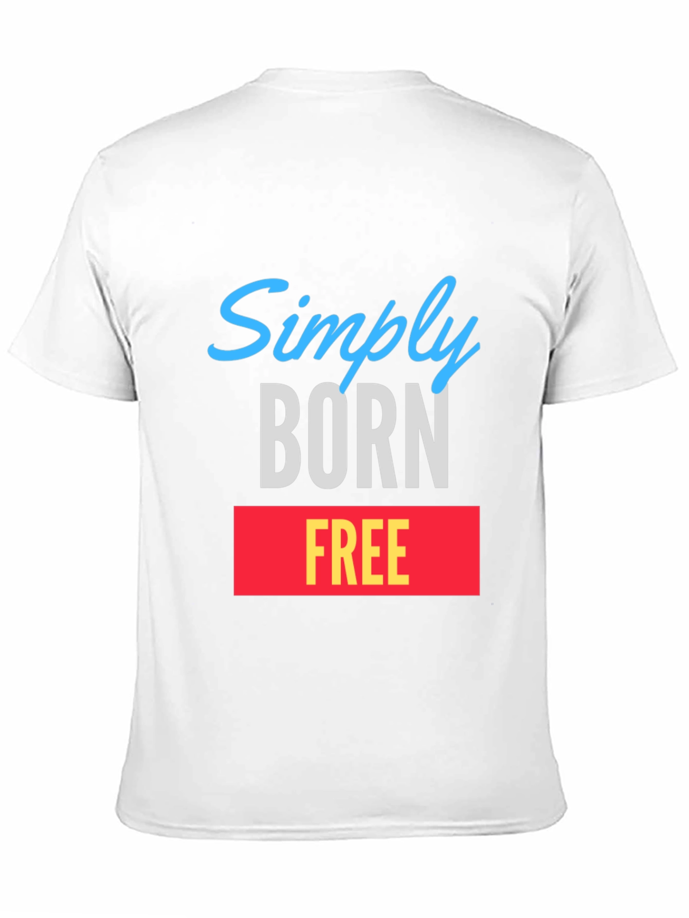 Simply Born Free Graphic Tee - Black T-Shirt