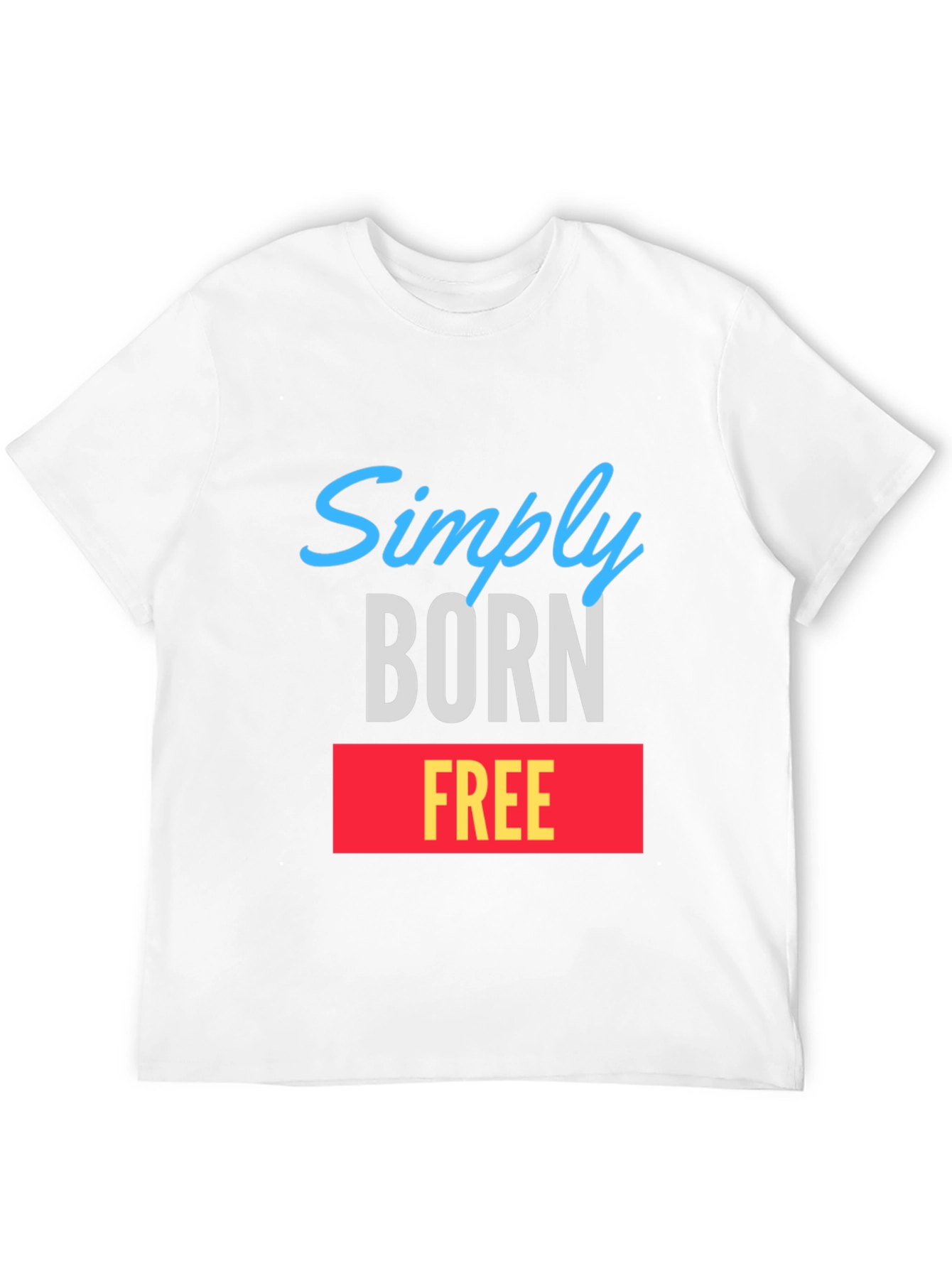 Simply Born Free Graphic Tee - Black T-Shirt