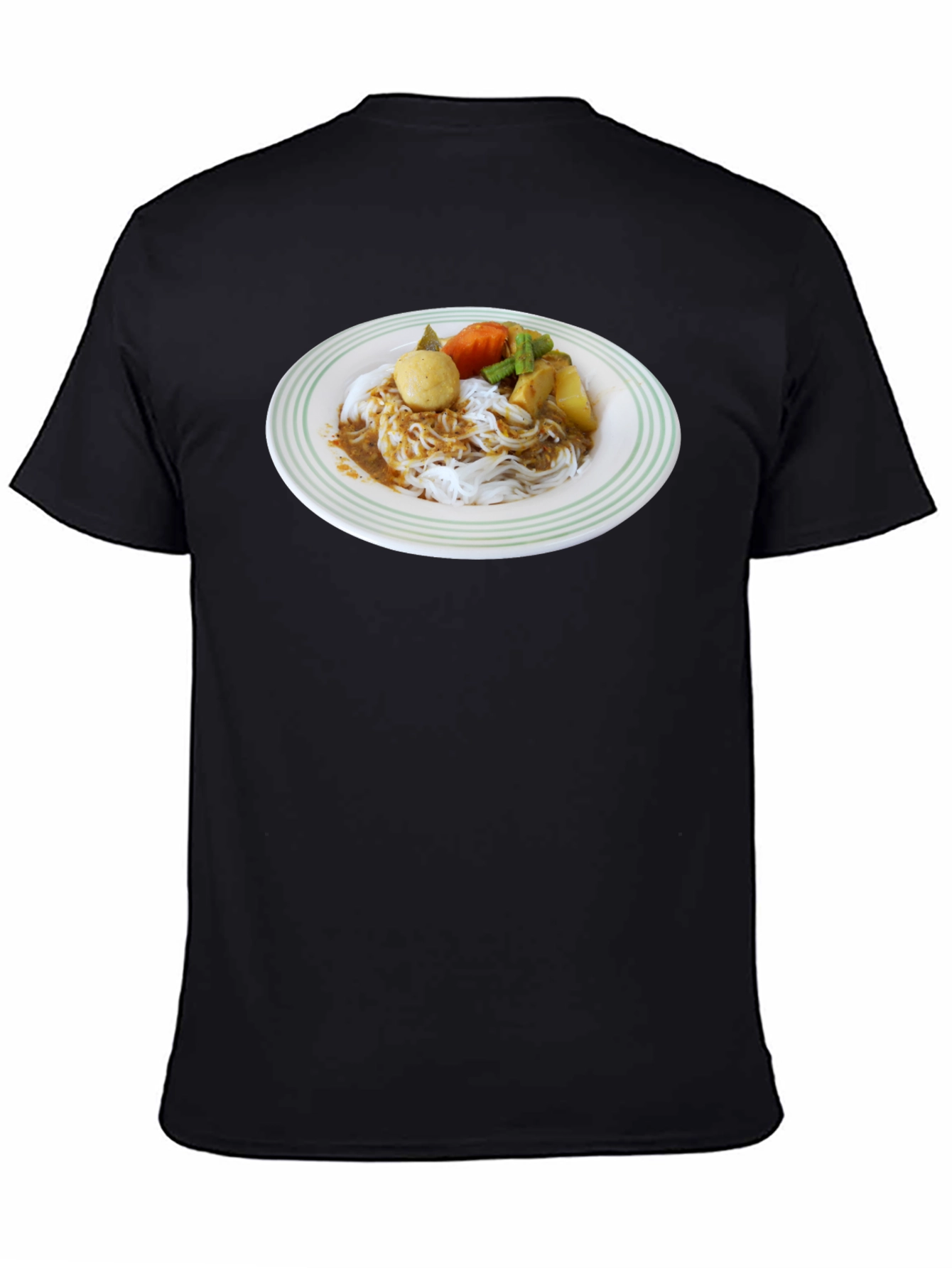 Noodle Dish Graphic T-Shirt - Foodie Fashion Tee