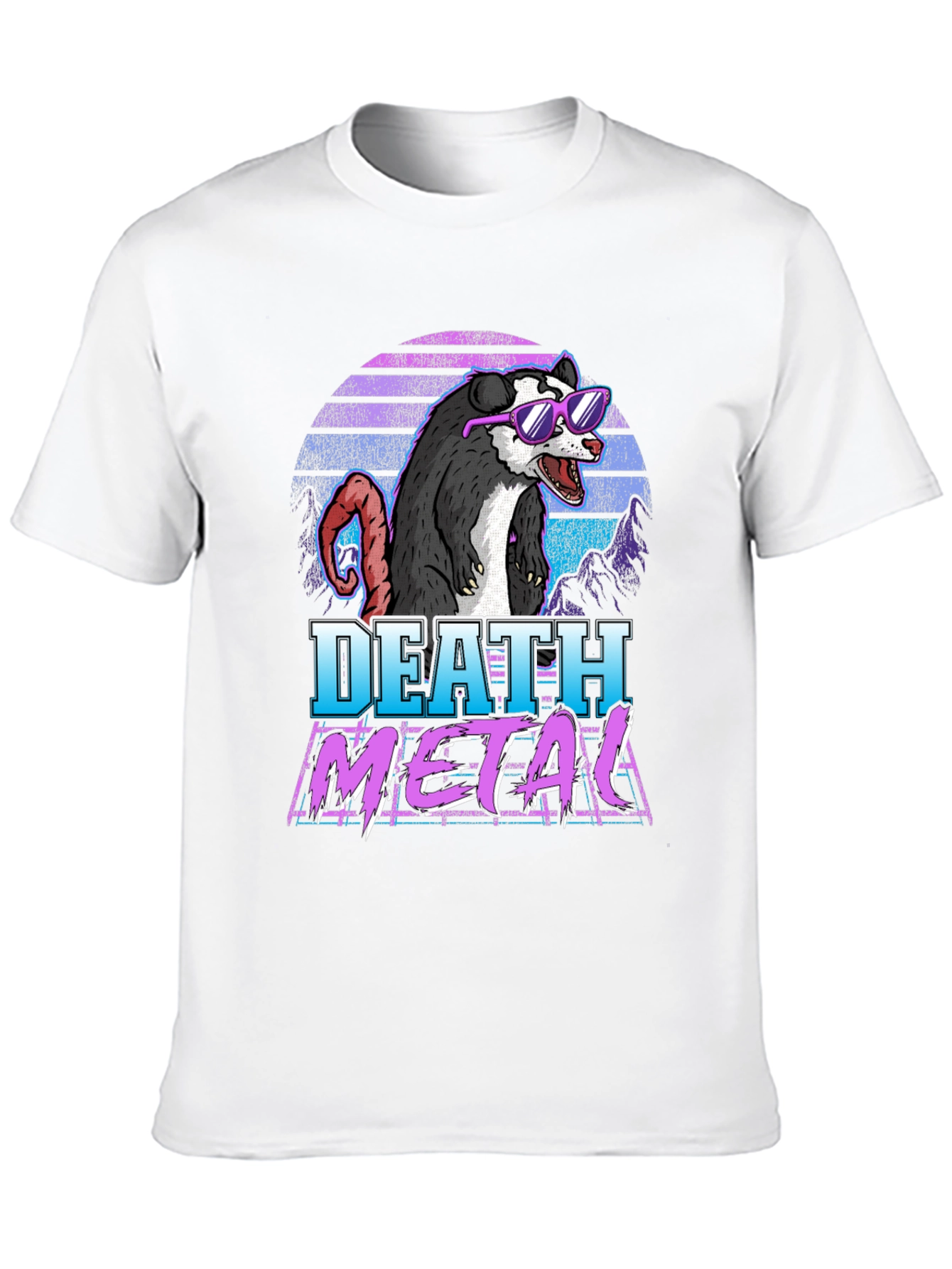Death Metal Opossum Graphic Tee