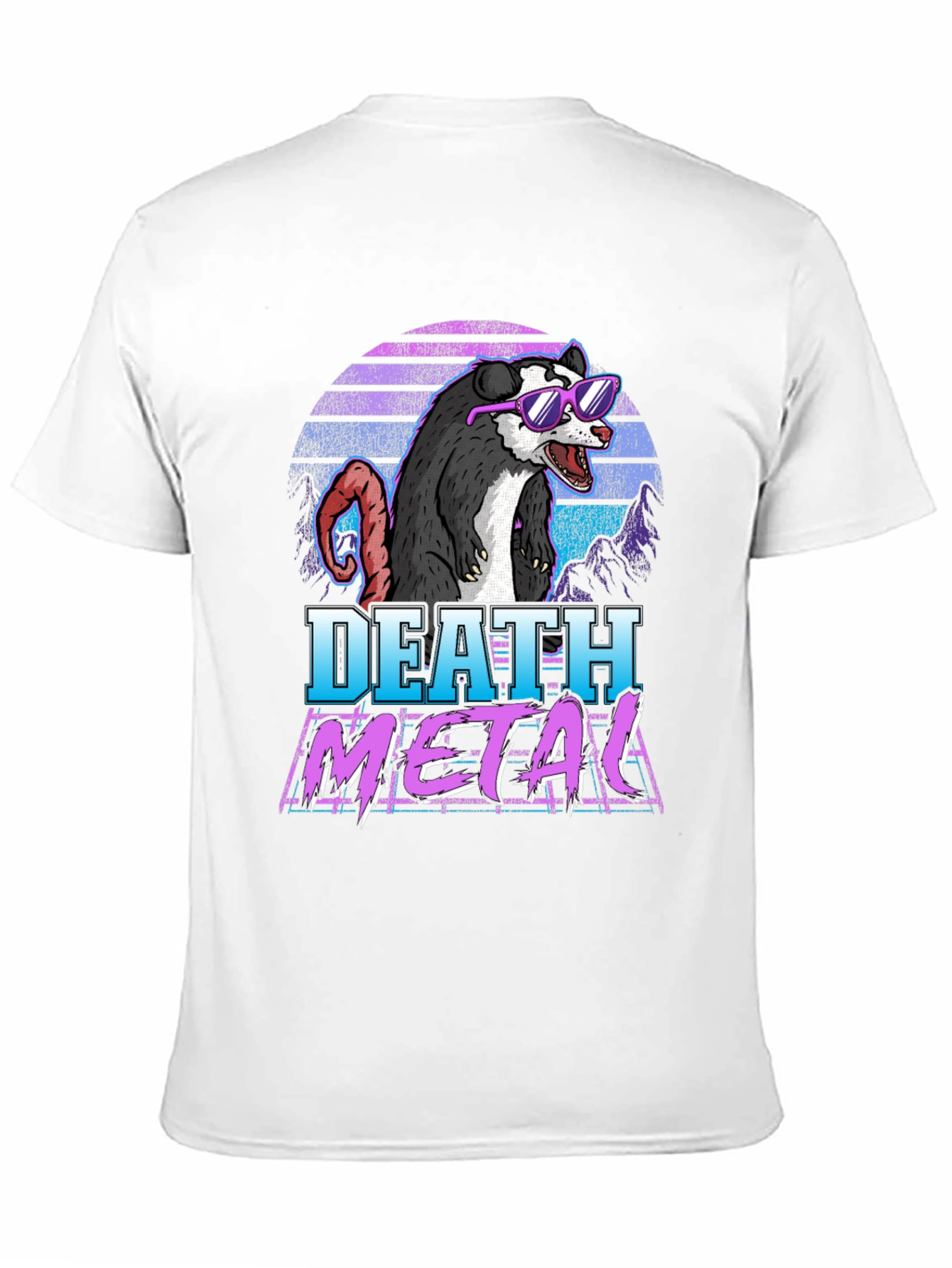 Death Metal Opossum Graphic Tee