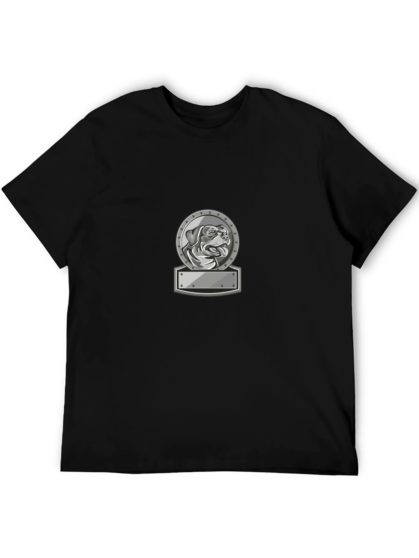 Dog Breed Emblem T-Shirt - Black