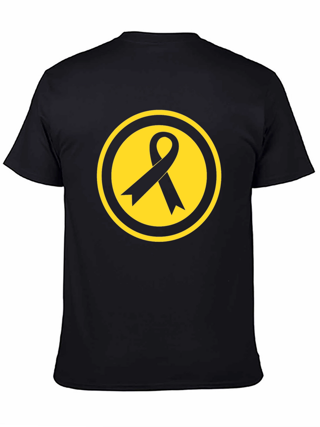 Awareness Ribbon Graphic Tee - Black