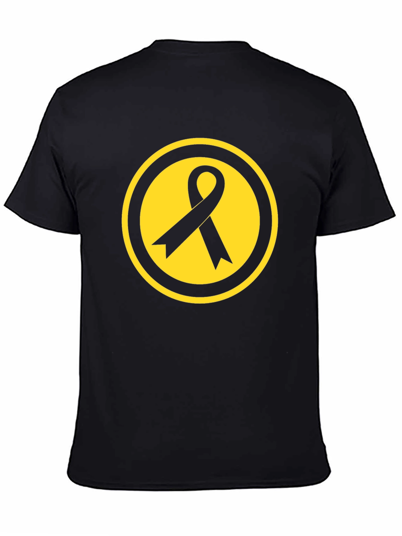 Awareness Ribbon Graphic Tee - Black