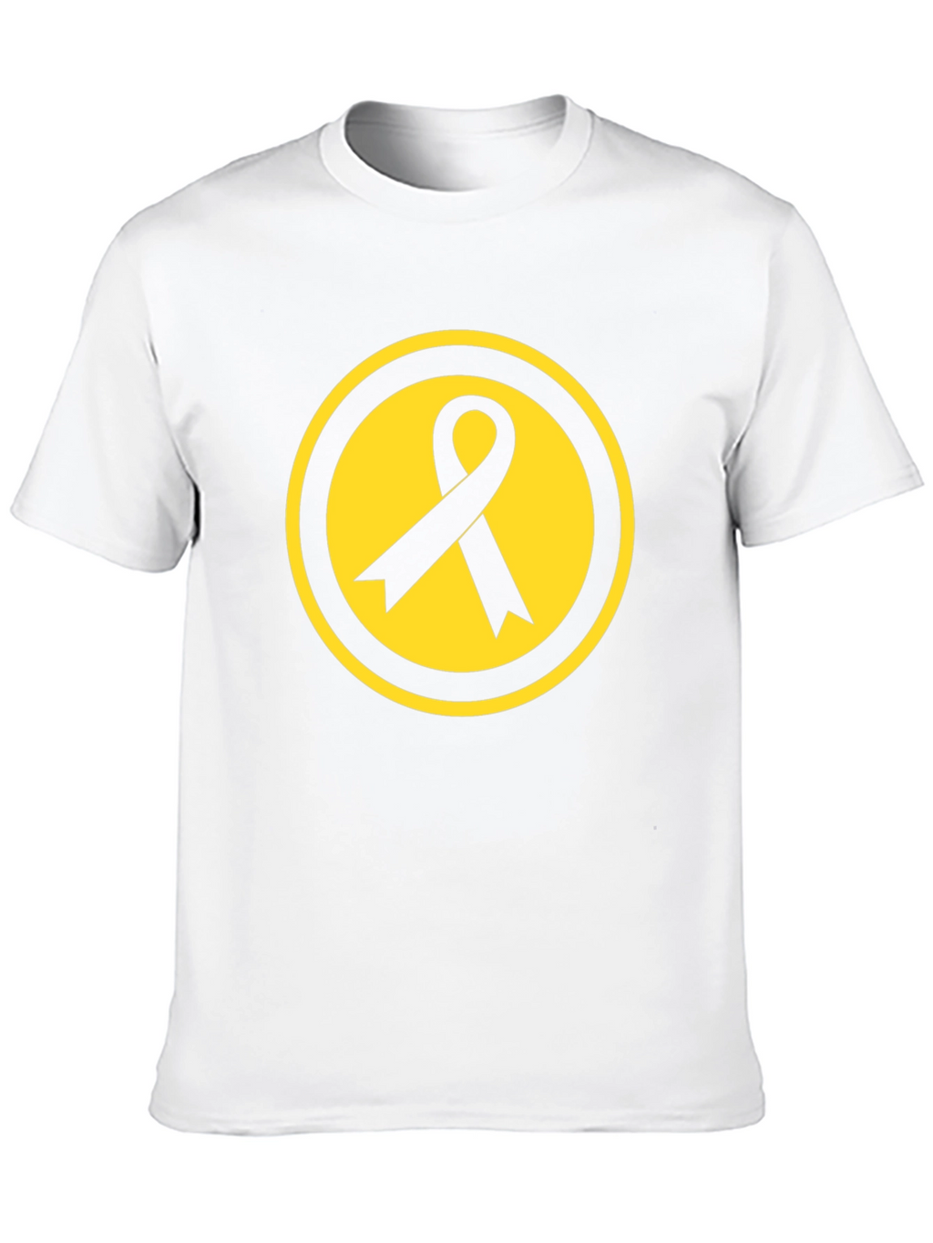 Awareness Ribbon Graphic Tee - Black