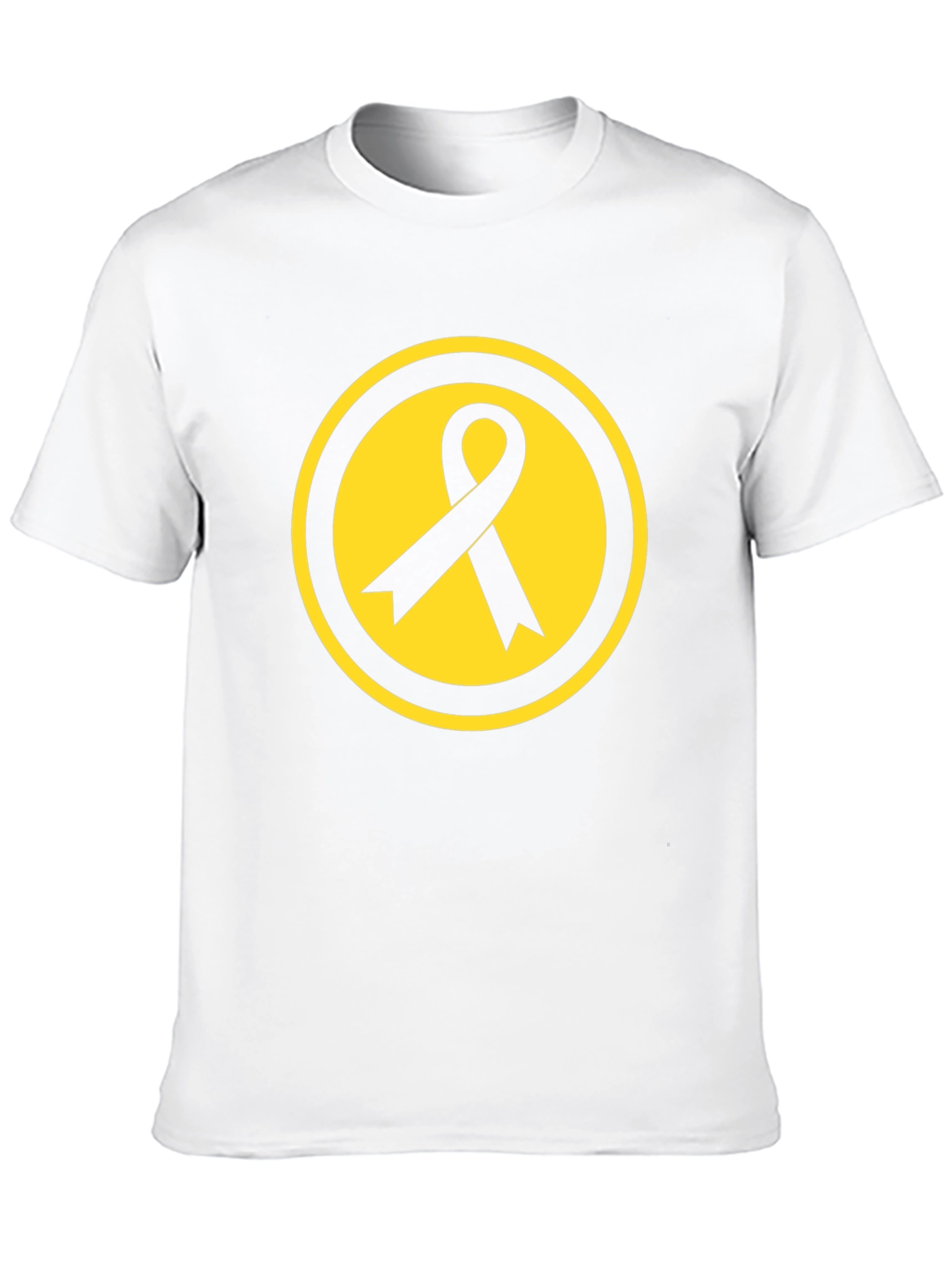 Awareness Ribbon Graphic Tee - Black