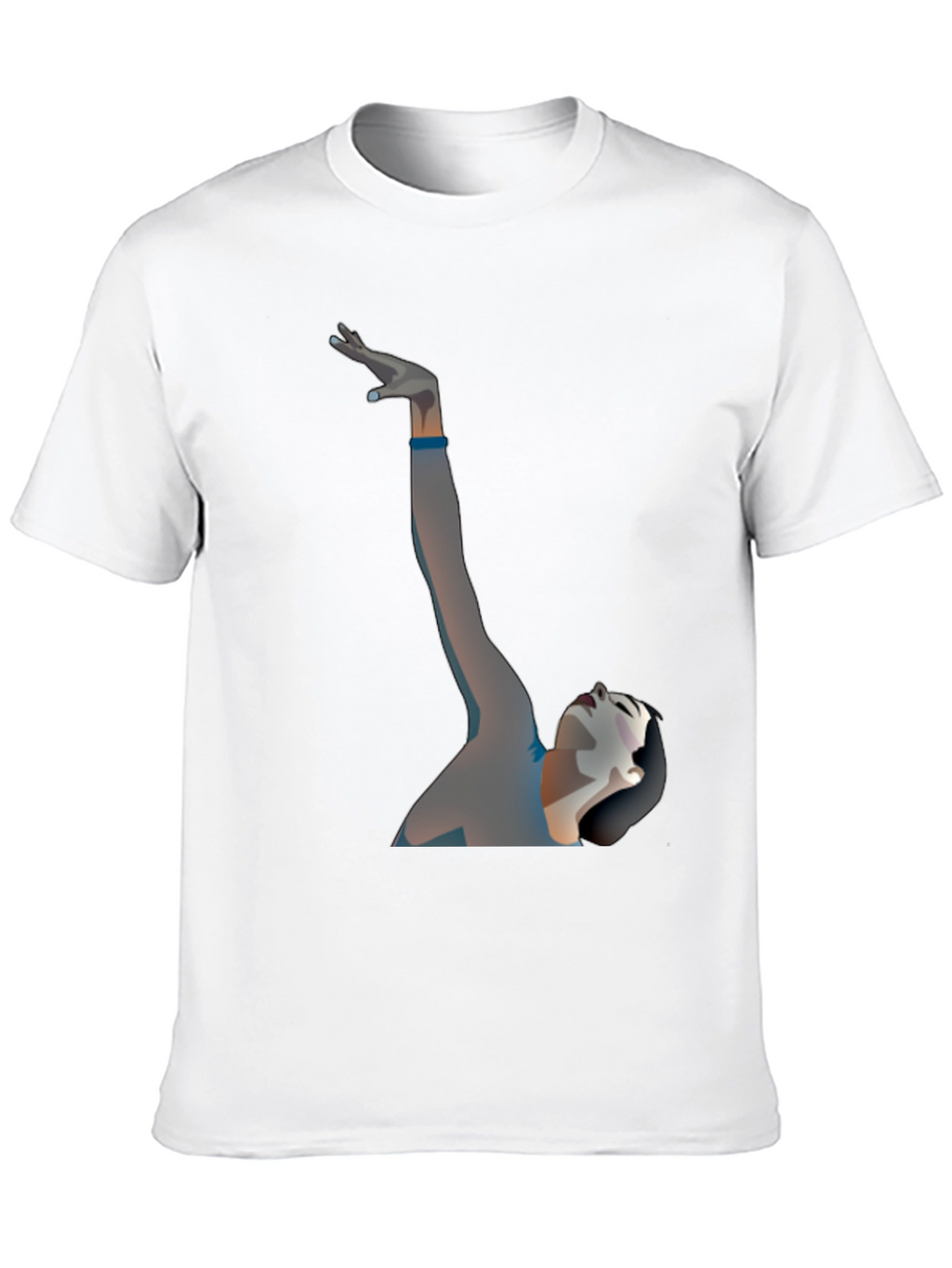 Elegant Artistic Graphic Print T-Shirt