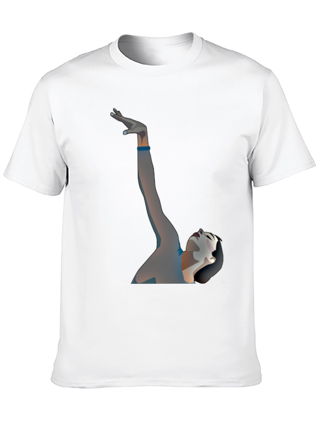 Elegant Artistic Graphic Print T-Shirt