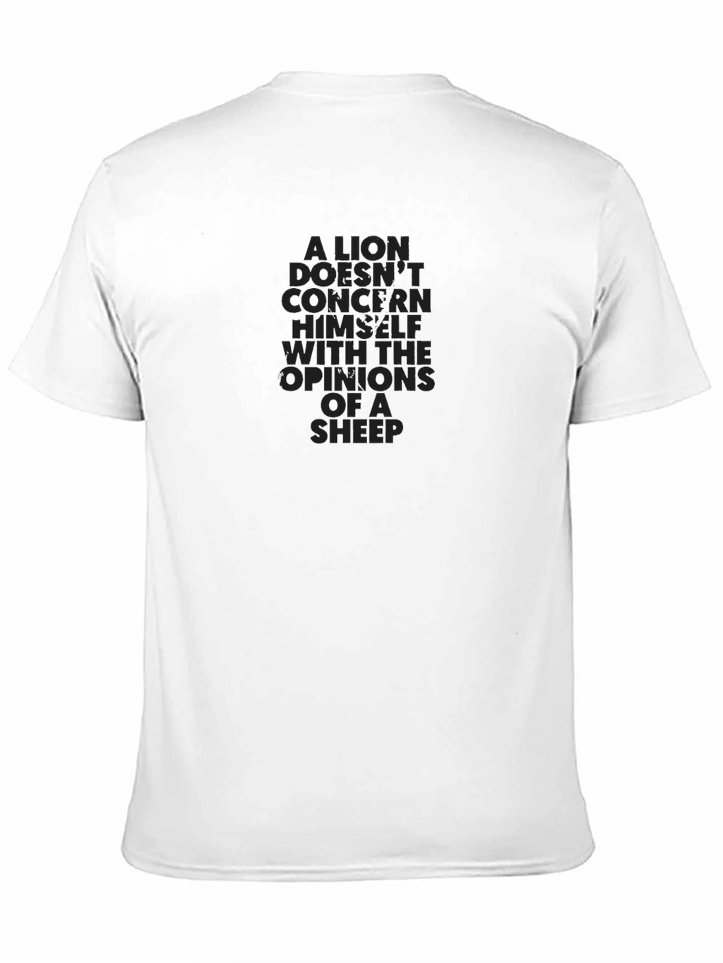 Lion Opinion Graphic Tee - Black