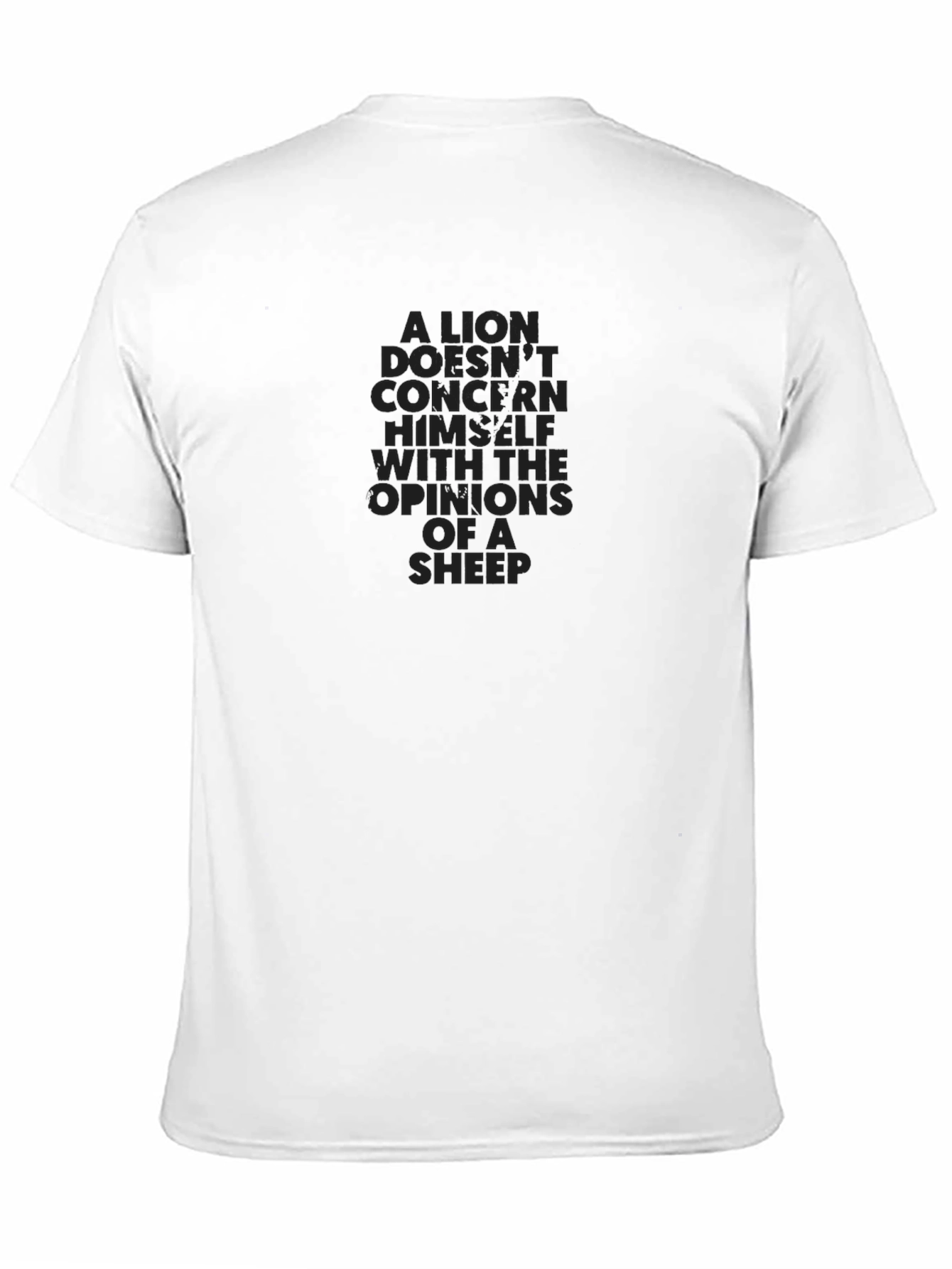 Lion Opinion Graphic Tee - Black