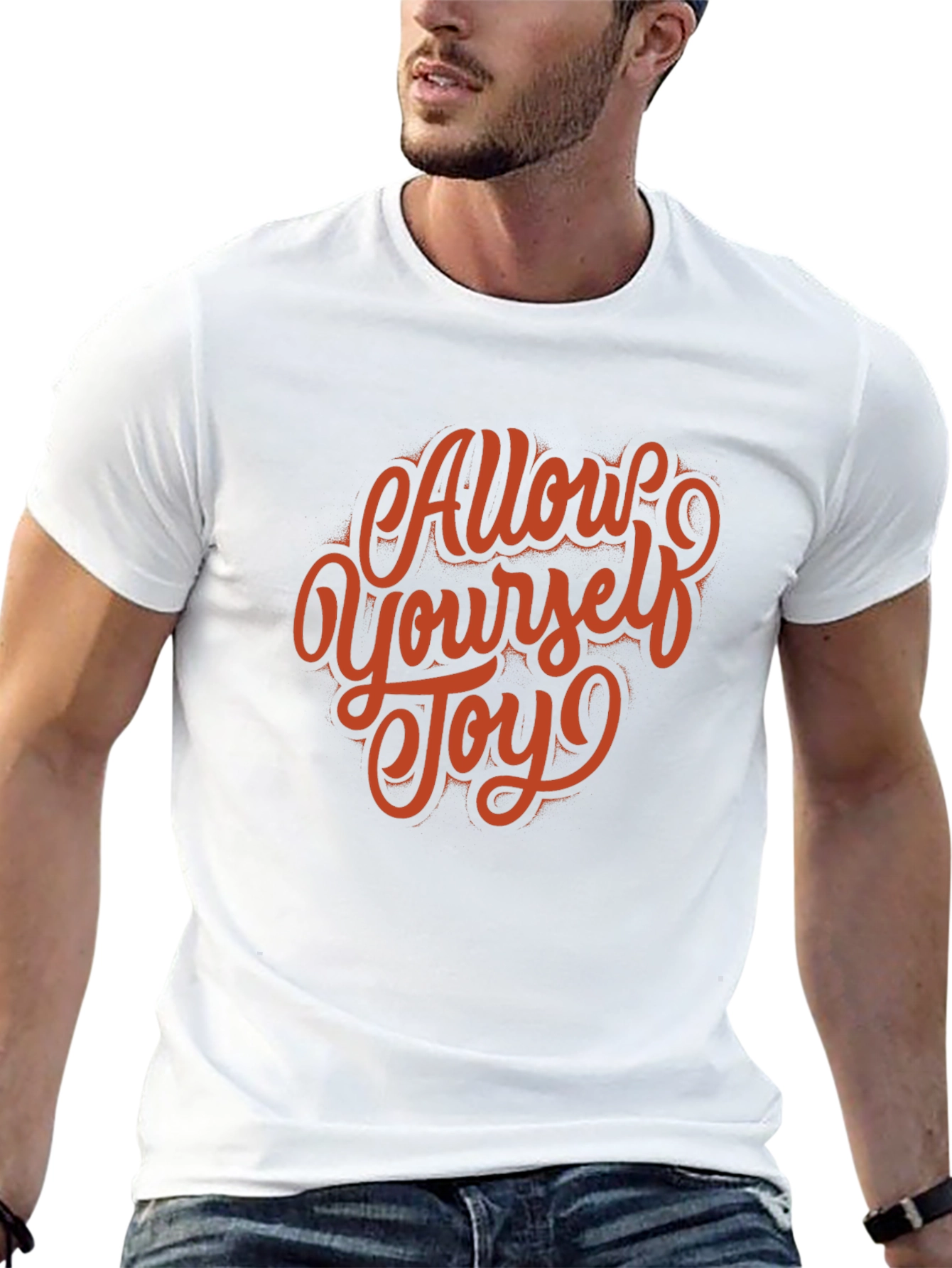 Allow Yourself Joy Black Graphic Tee