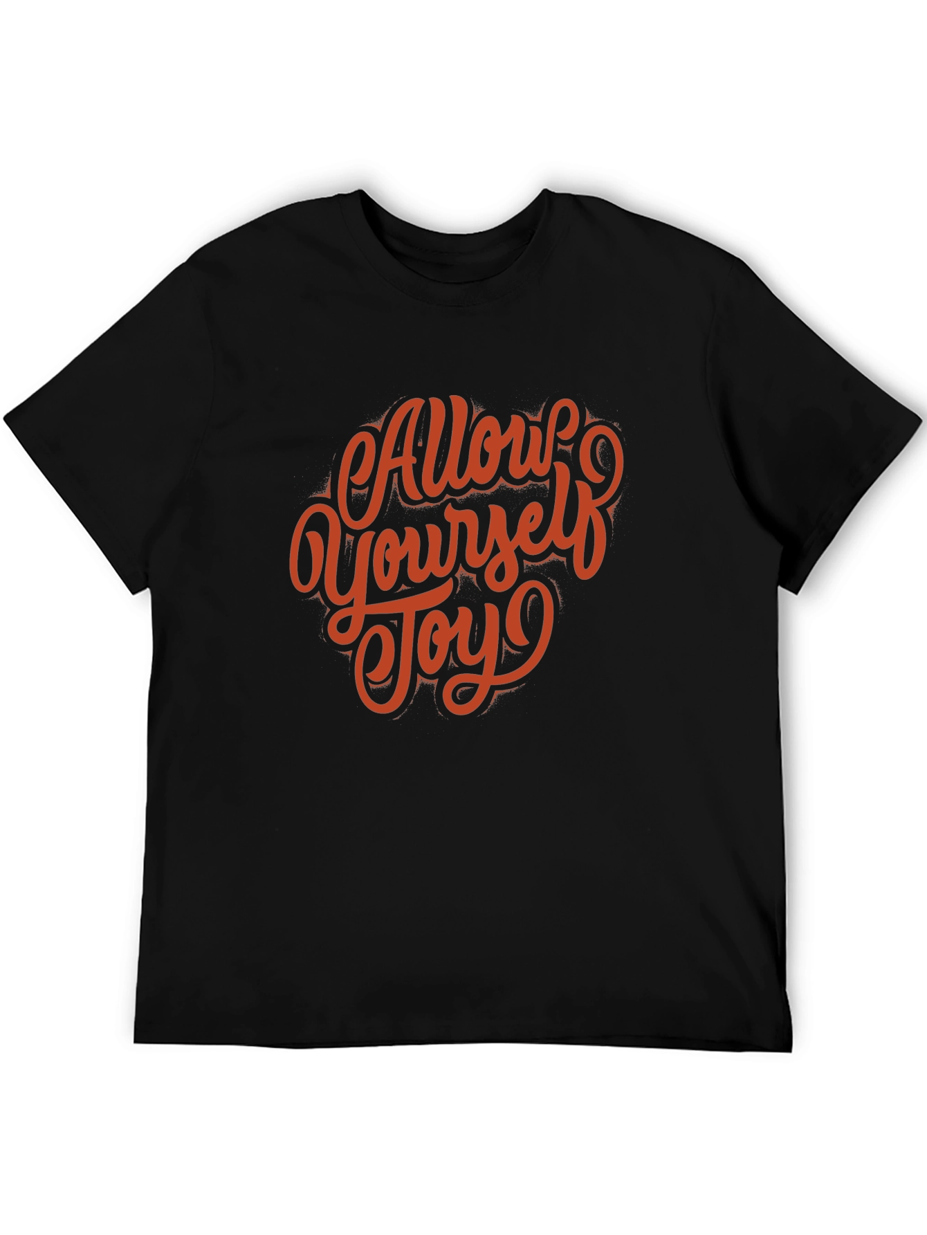 Allow Yourself Joy Black Graphic Tee