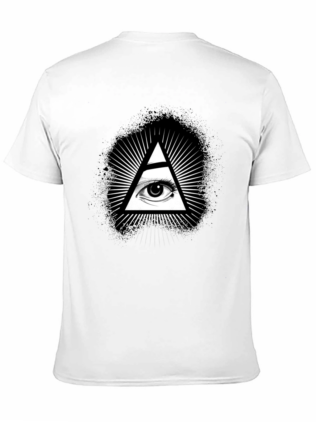 Illuminati Eye Black Graphic T-Shirt