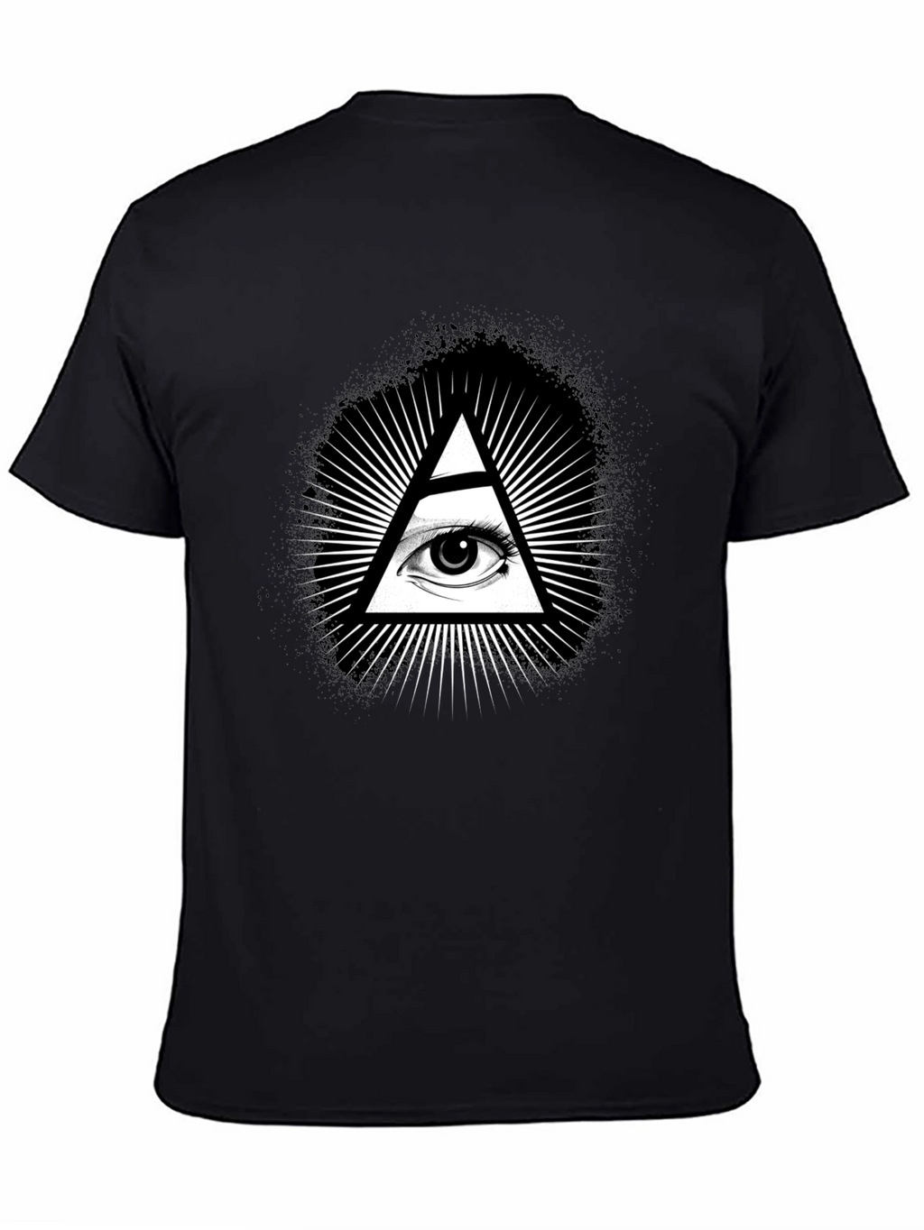 Illuminati Eye Black Graphic T-Shirt
