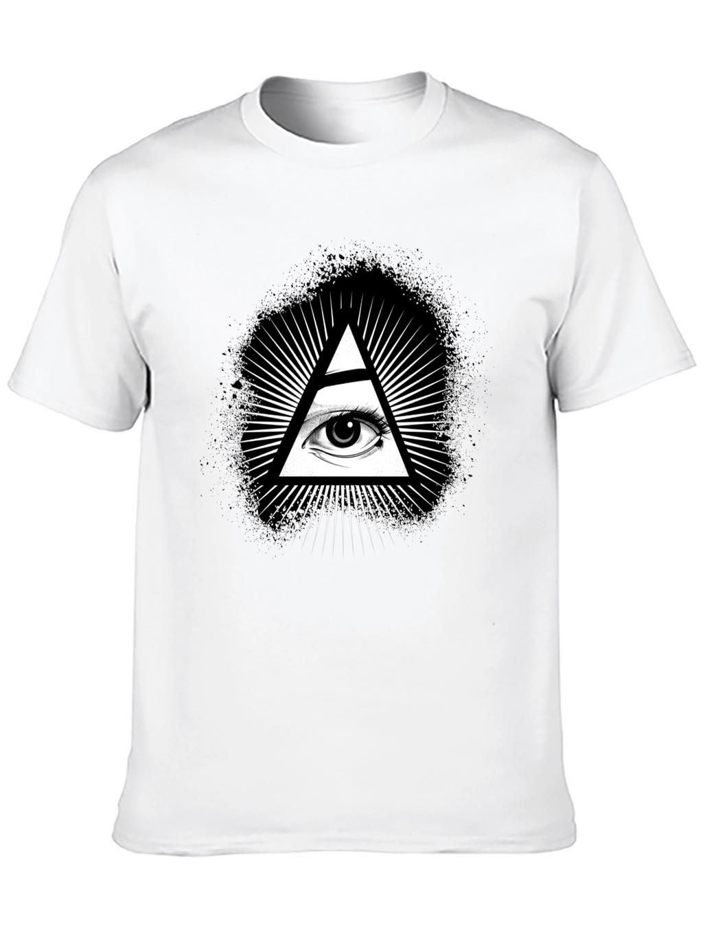 Illuminati Eye Black Graphic T-Shirt