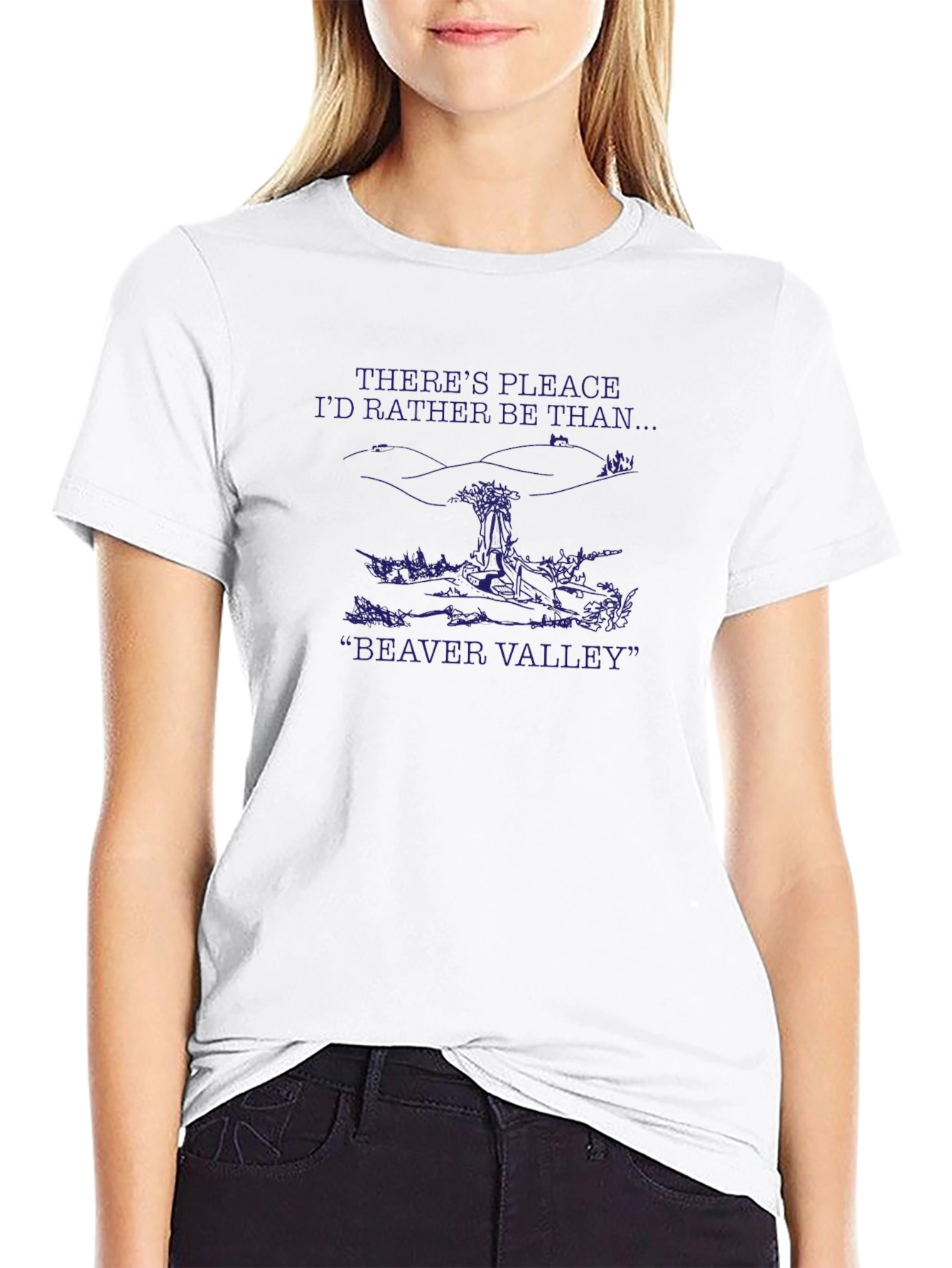 Beaver Valley Novelty Graphic T-Shirt