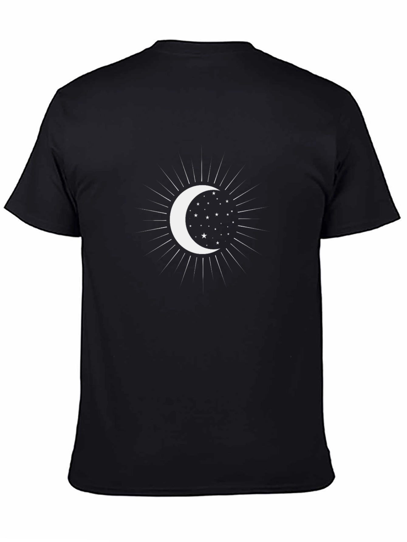 Celestial Moon and Stars Graphic Tee