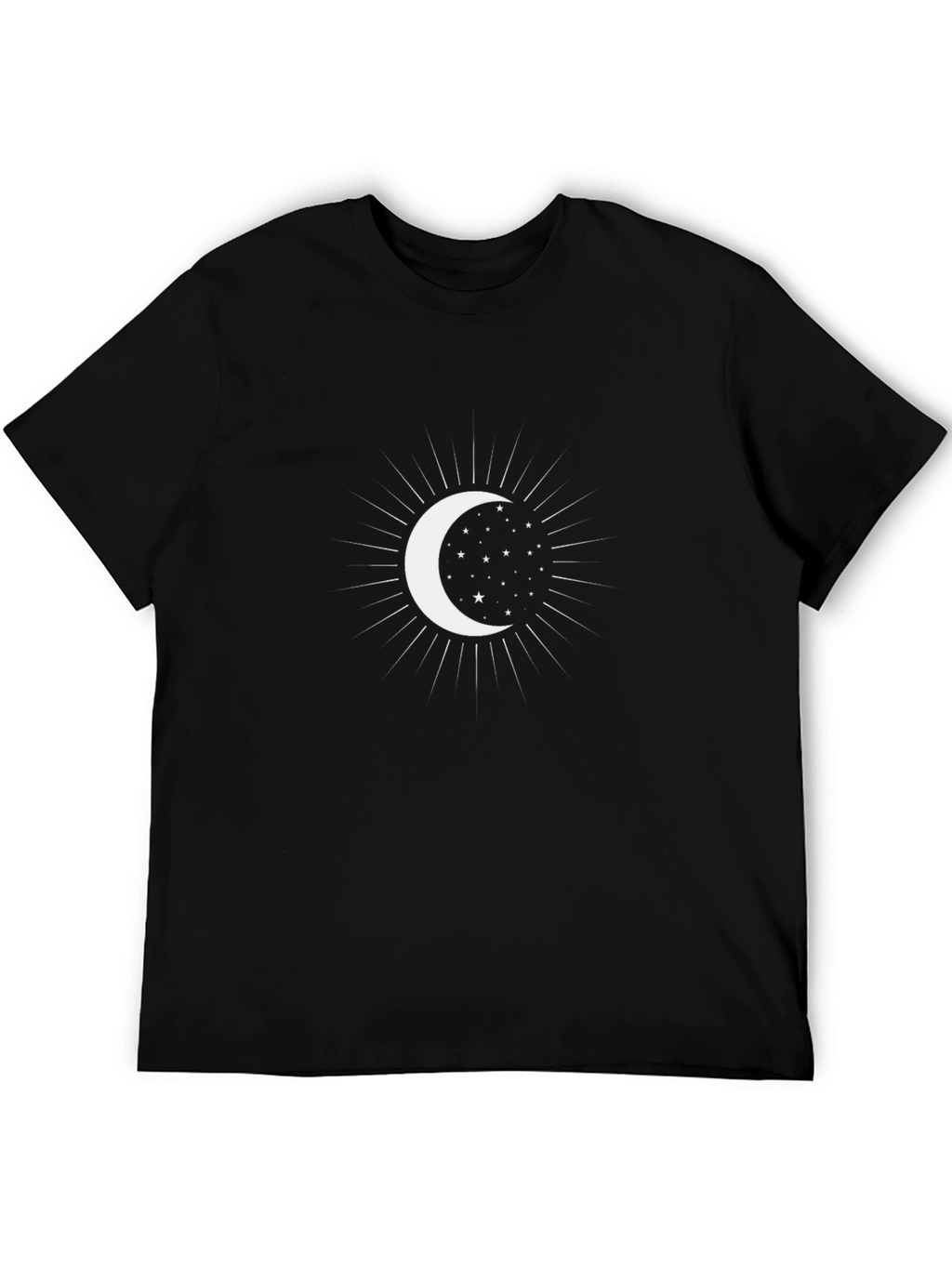 Celestial Moon and Stars Graphic Tee