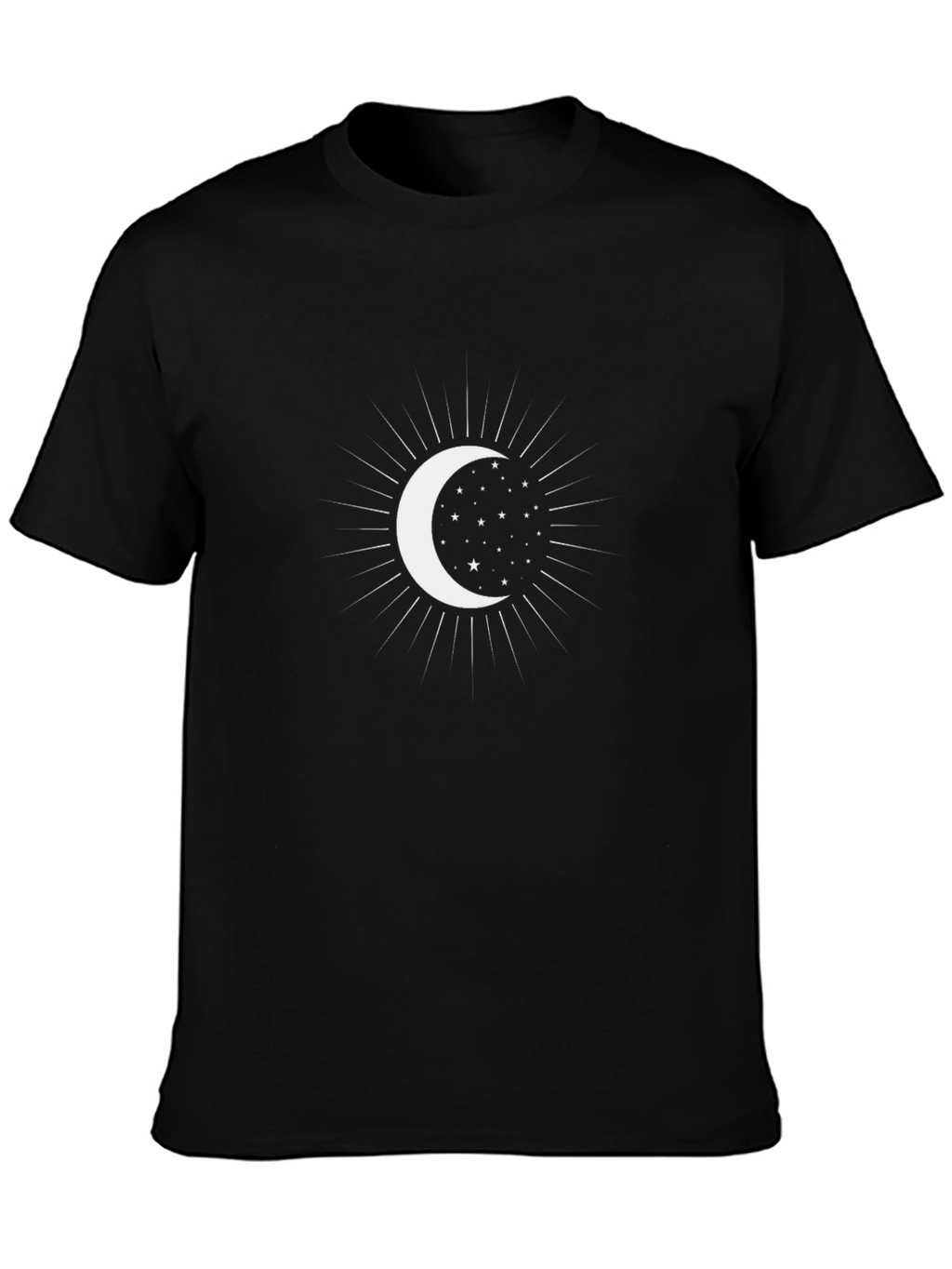 Celestial Moon and Stars Graphic Tee