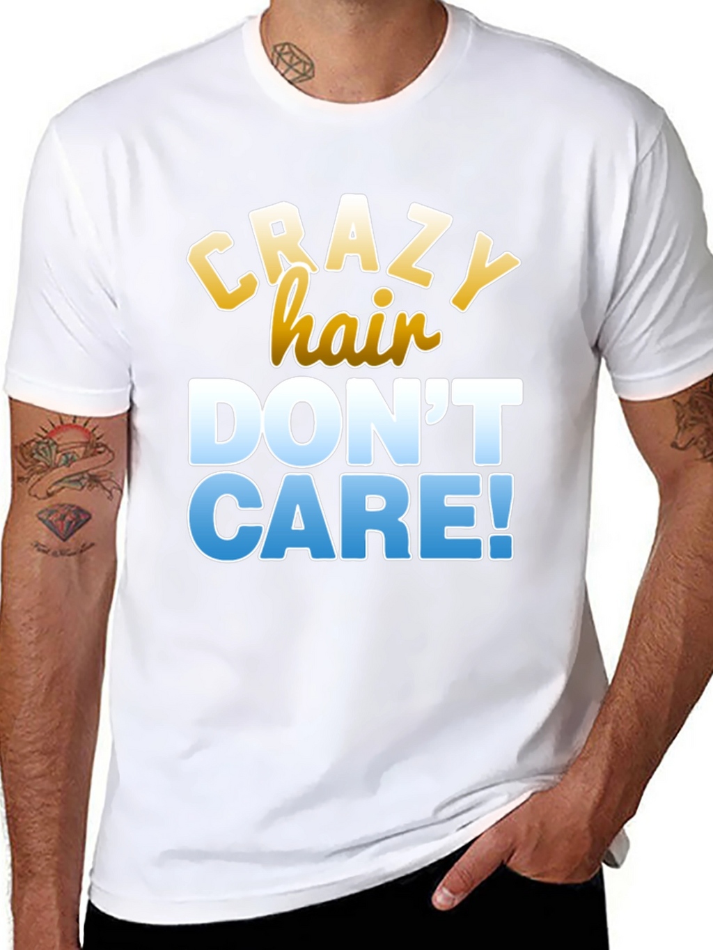 Crazy Hair Dont Care T-Shirt