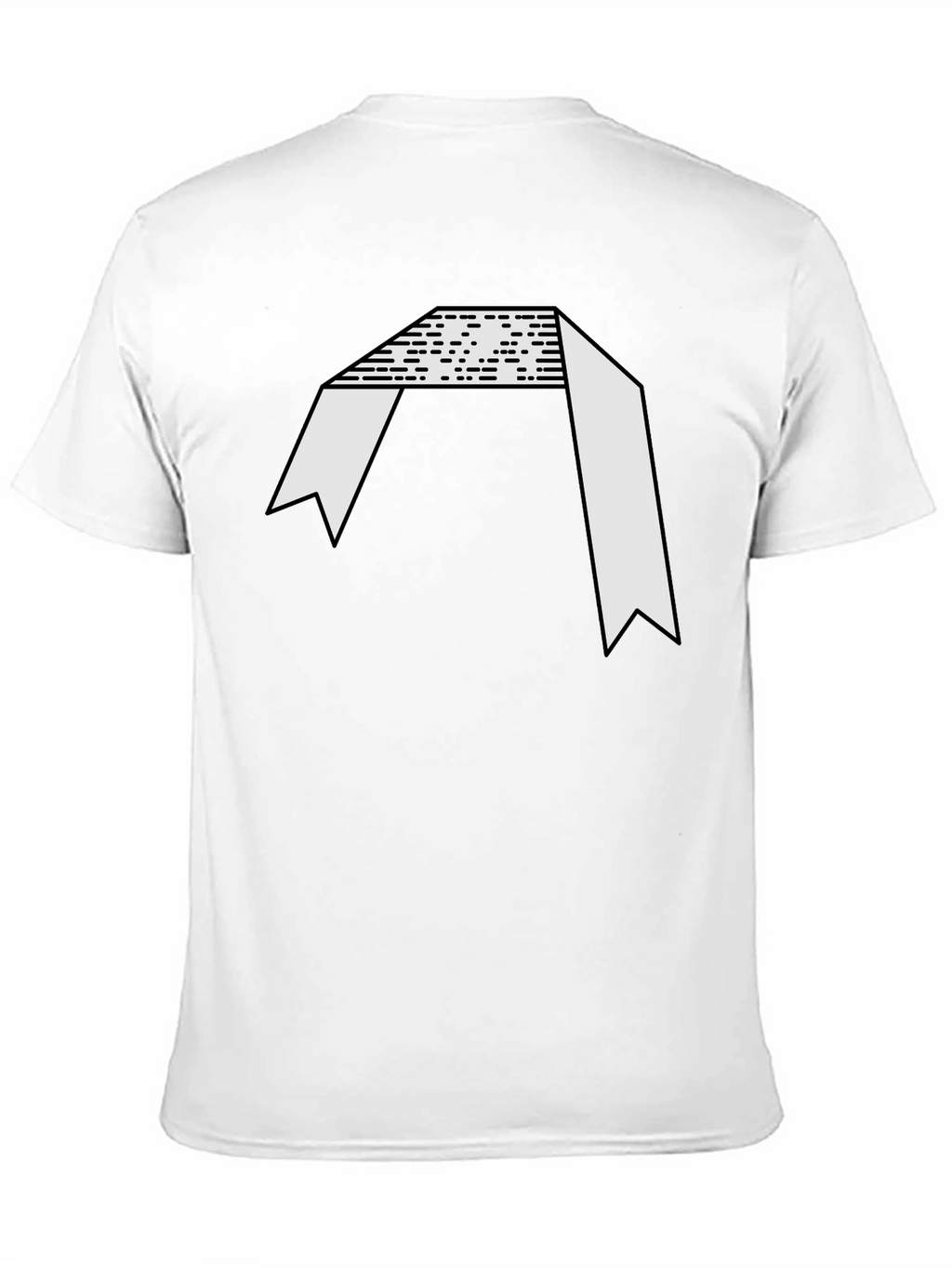Abstract Graphic Black Tee