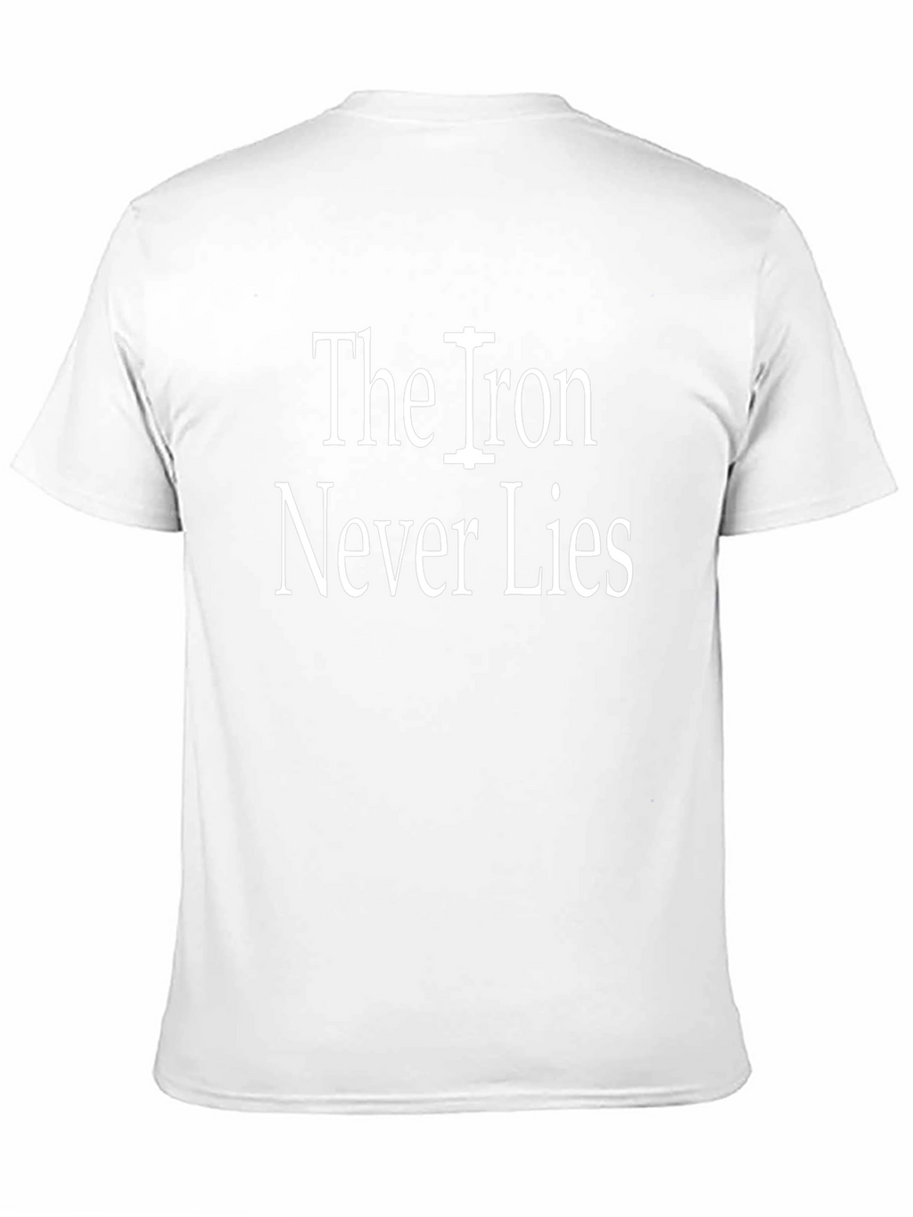 The Iron Never Lies Black Graphic T-Shirt