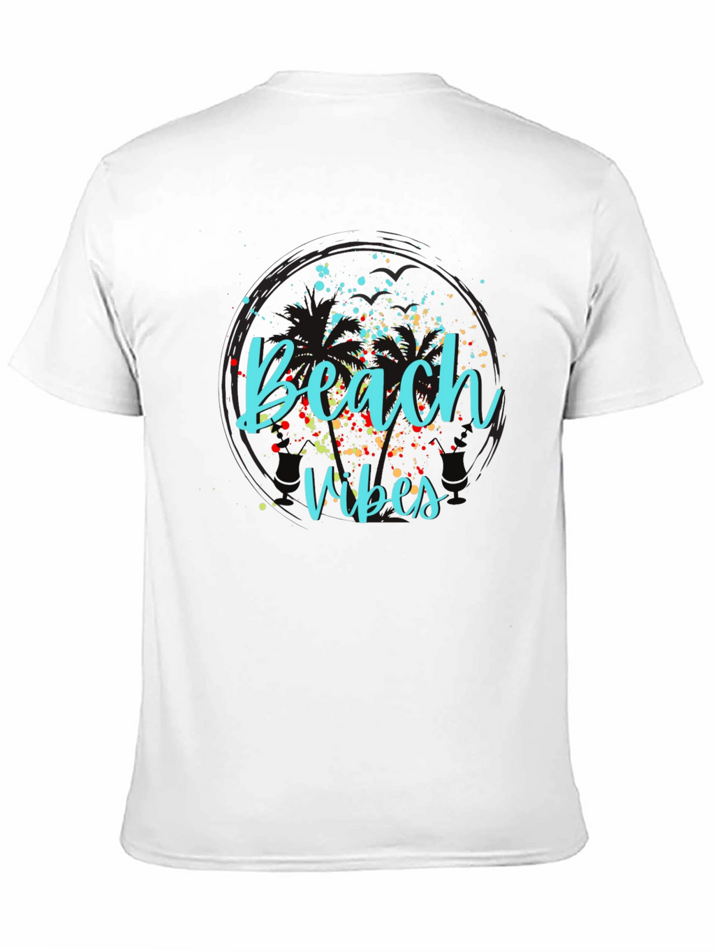 Beach Vibes Graphic Tee - Black