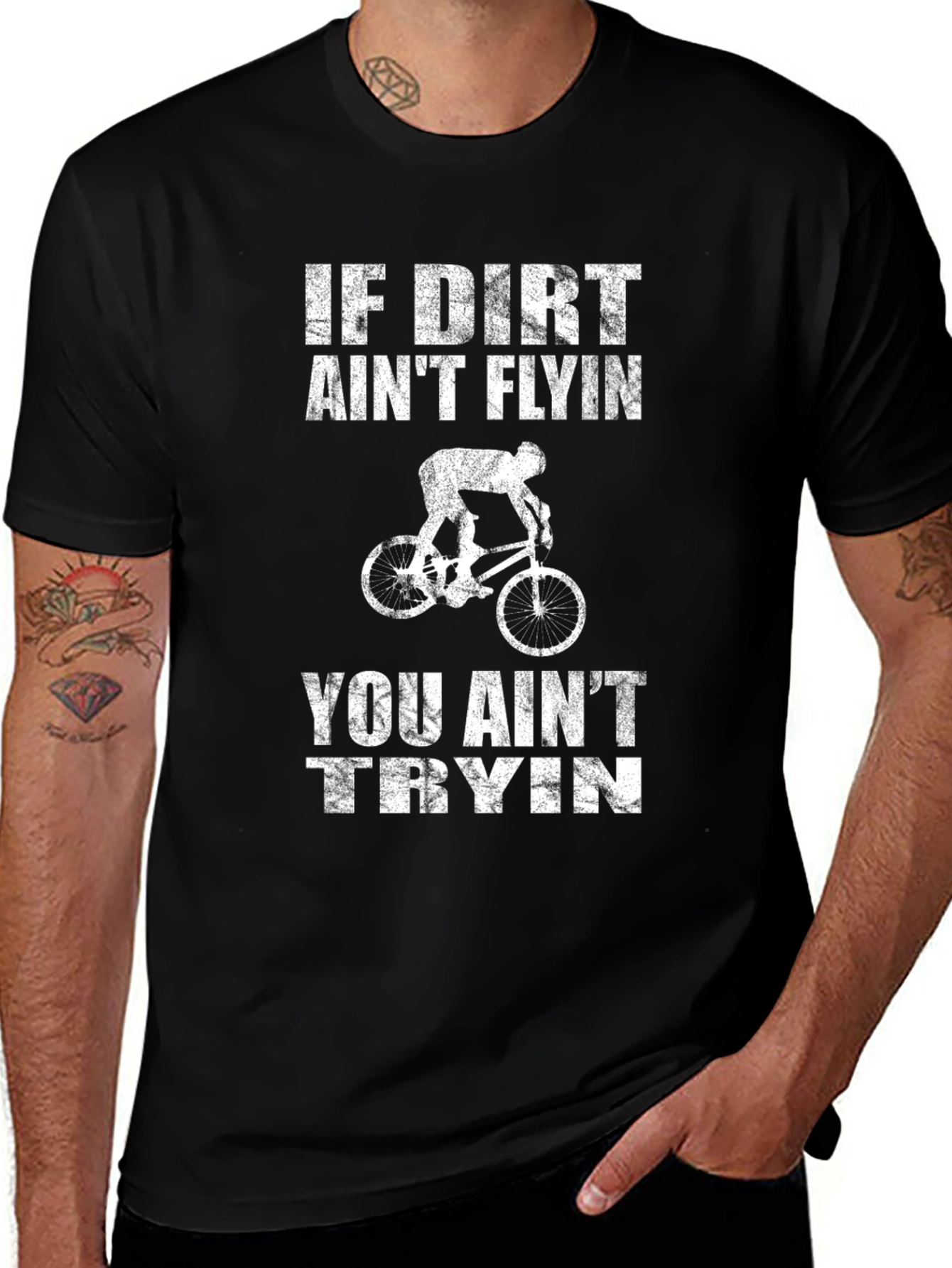 Dirt Bike Graphic Tee - If Dirt Aint Flyin T-Shirt