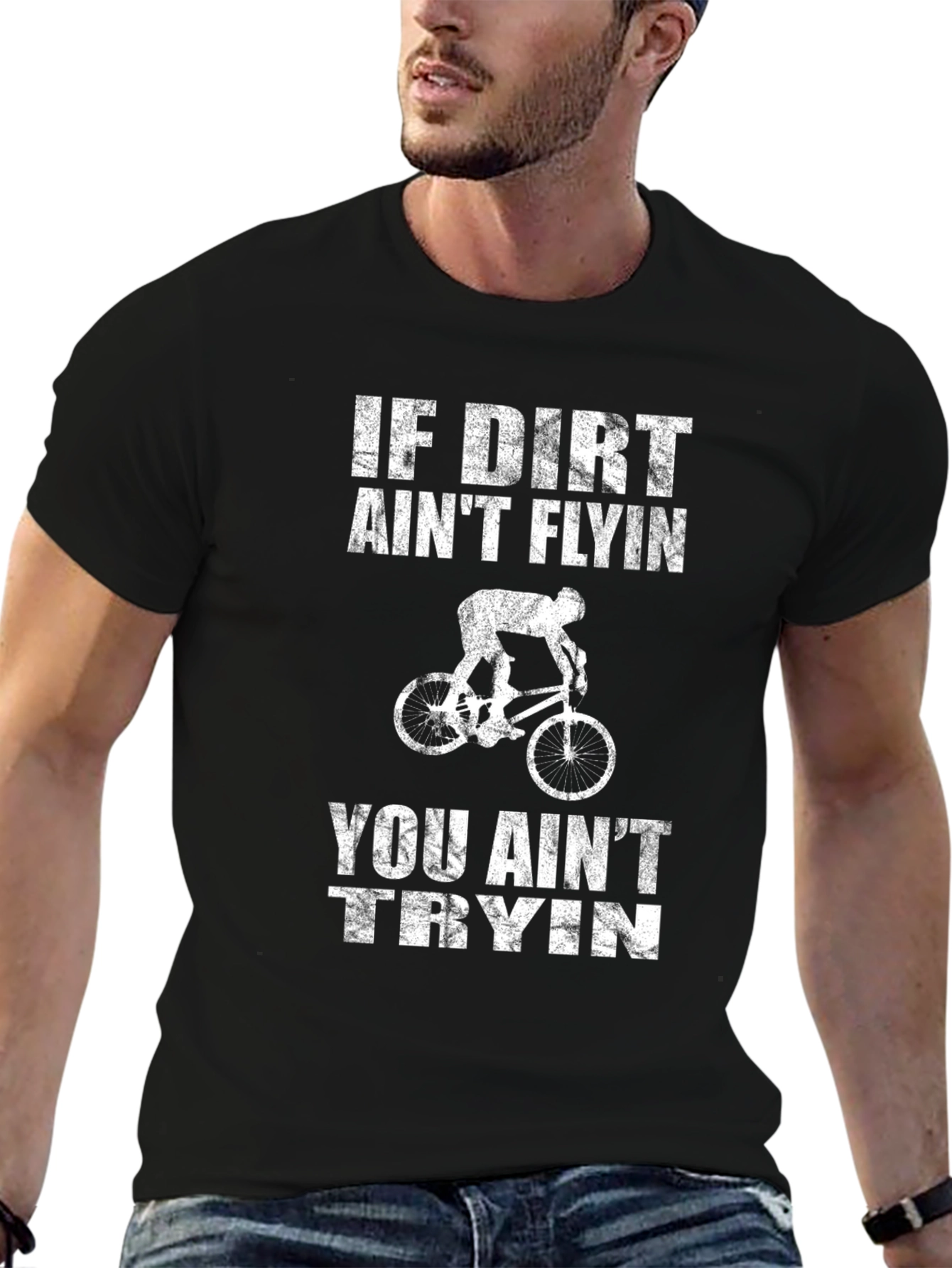 Dirt Bike Graphic Tee - If Dirt Aint Flyin T-Shirt