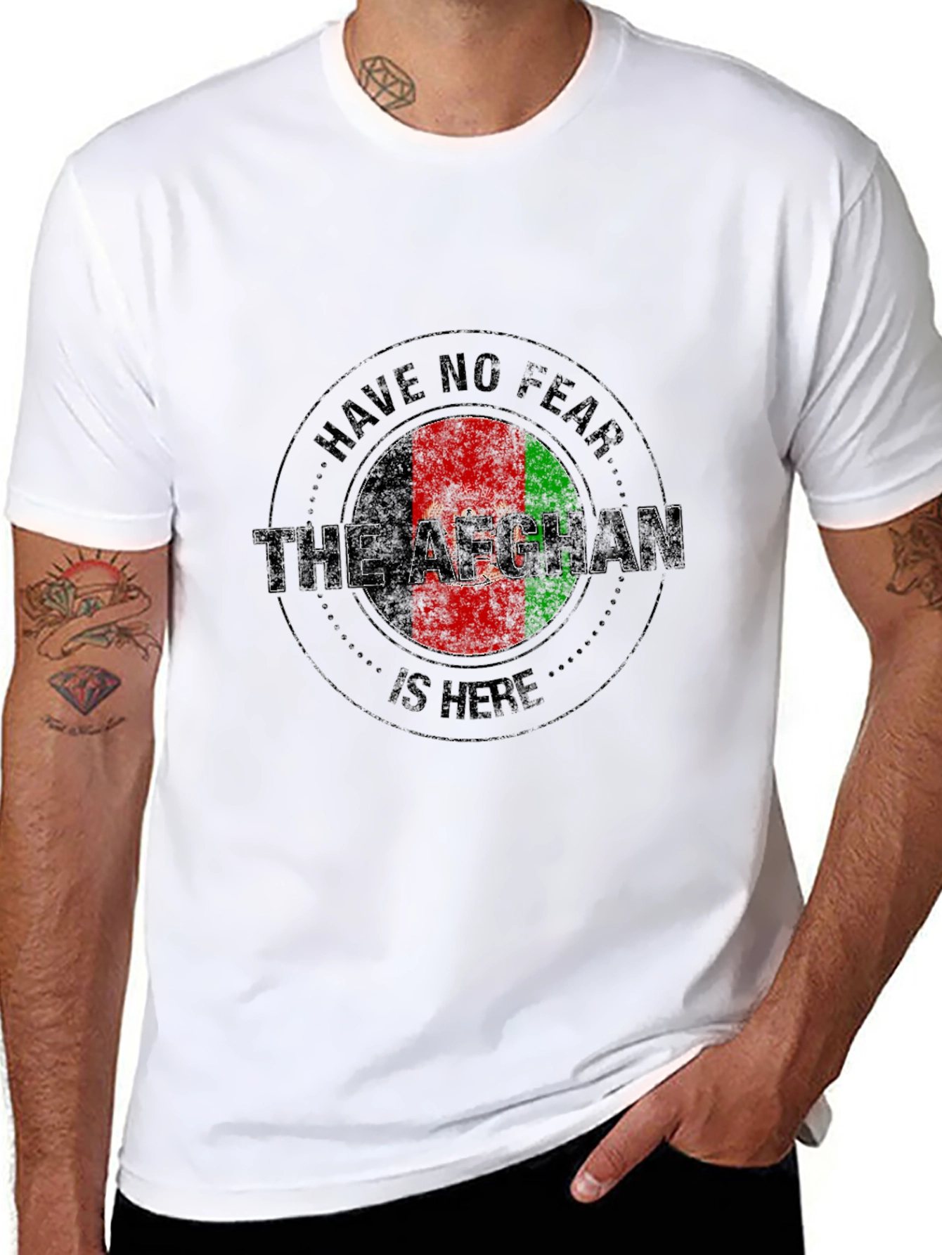 Afghan Pride T-Shirt - Have No Fear Design