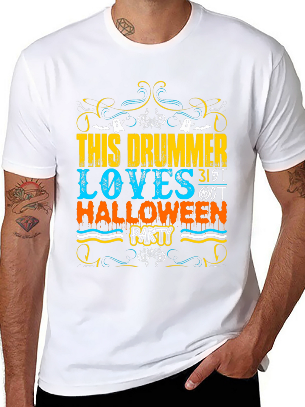Drummer Halloween Party T-Shirt