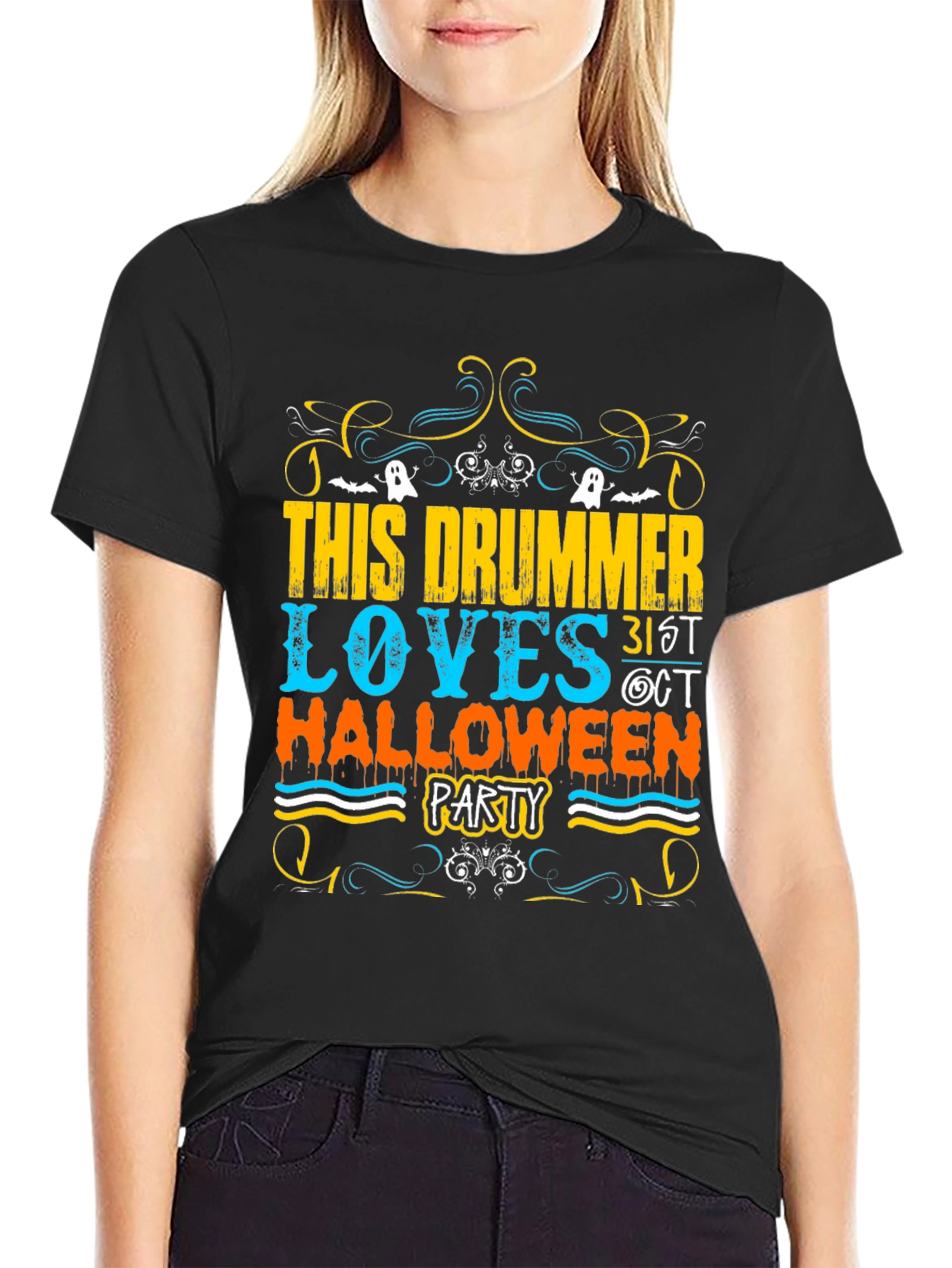Drummer Halloween Party T-Shirt