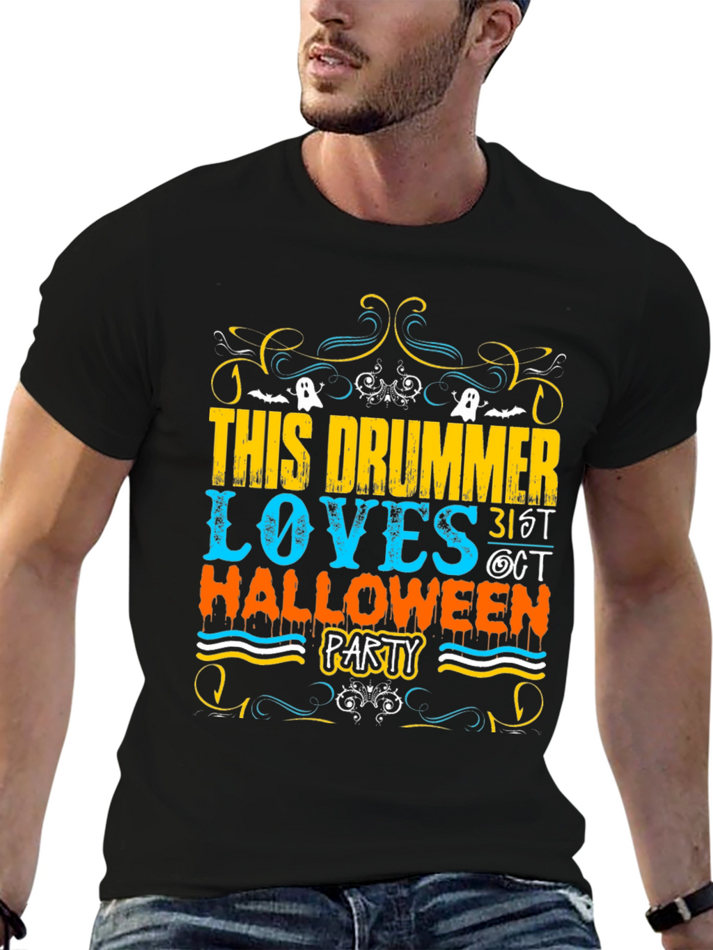 Drummer Halloween Party T-Shirt