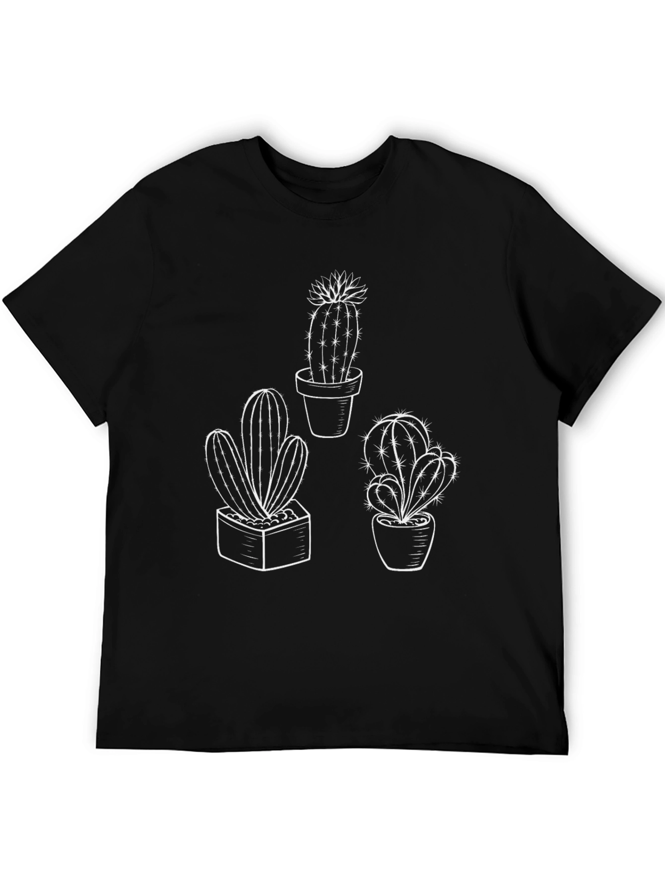 Cactus Graphic Tee - Trendy Plant Lover Shirt